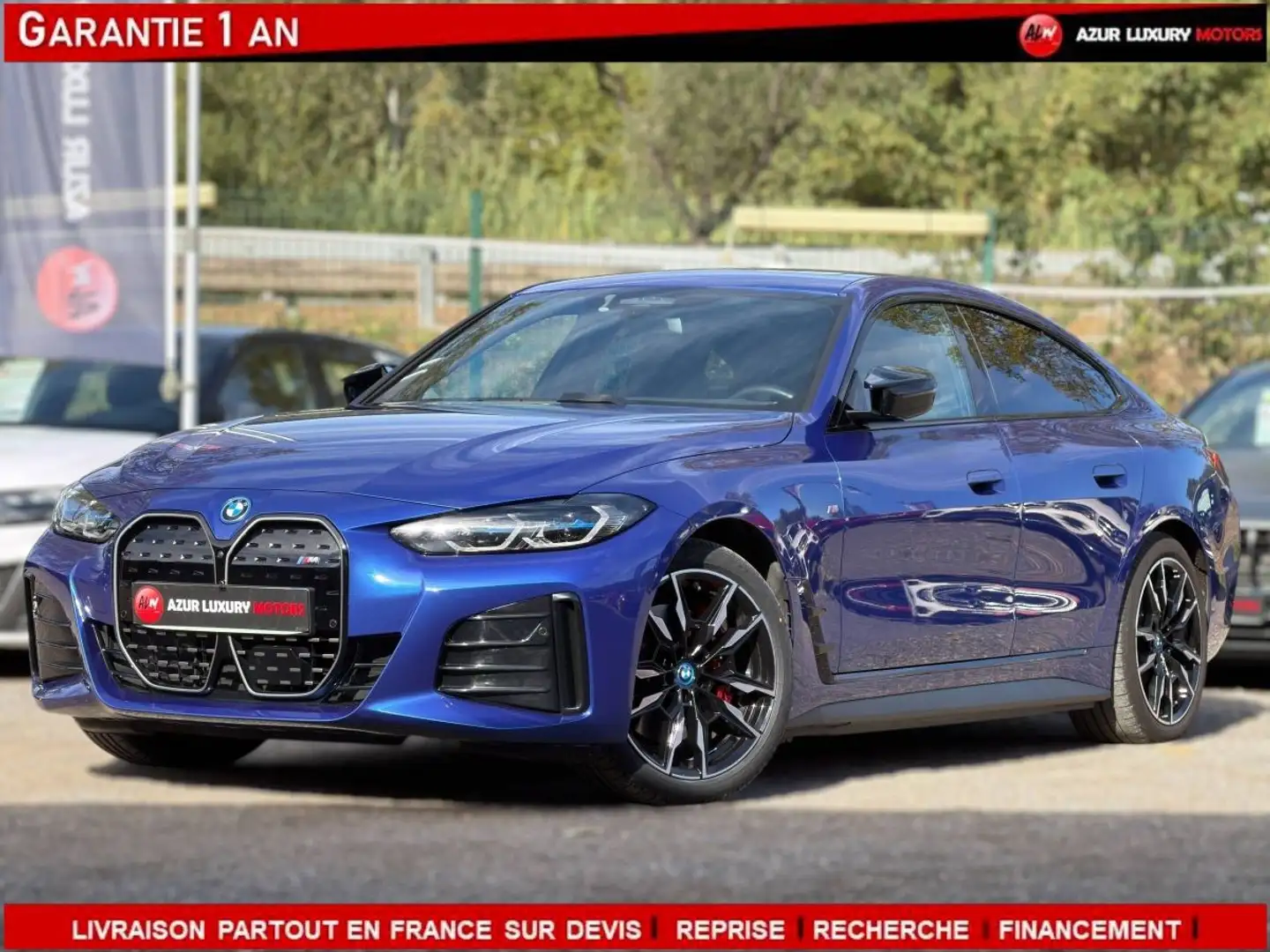 BMW i4 M50 544ch M Performance xDrive Bleu - 1