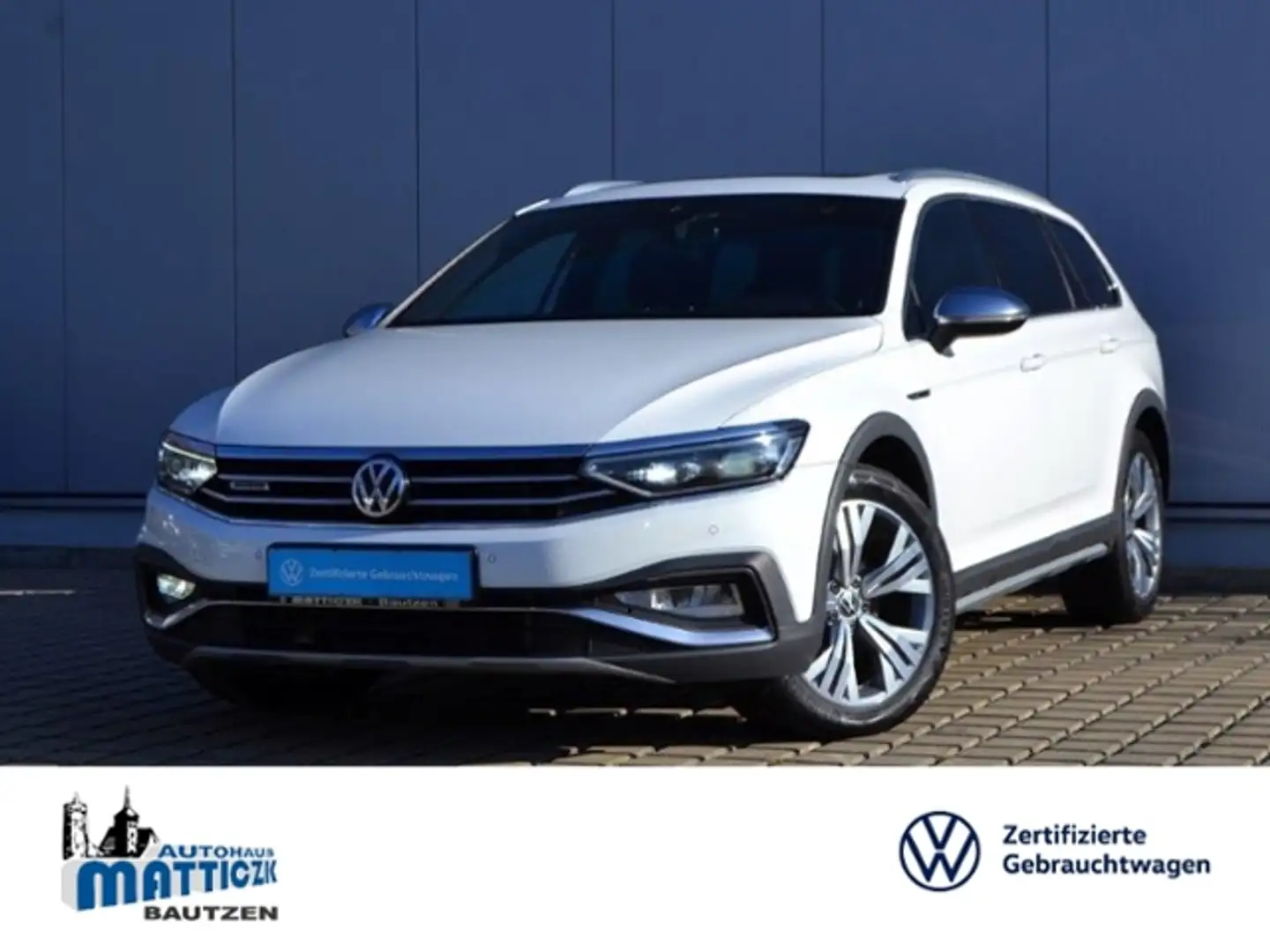 Volkswagen Passat Alltrack 2.0 TDI 190 PS 4Motion DSG AHK/MATRIX/18-ZOLL/PAN Blanc - 1