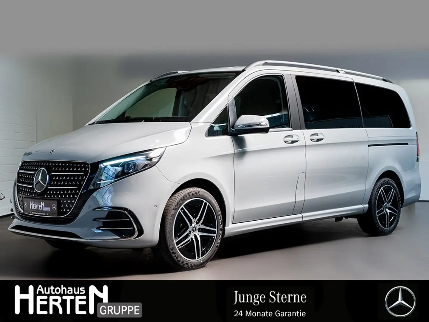 Mercedes-Benz V 300 d Lang+AMG+AHK+STANDH.+MUTIBEAM+7S Gris - 1