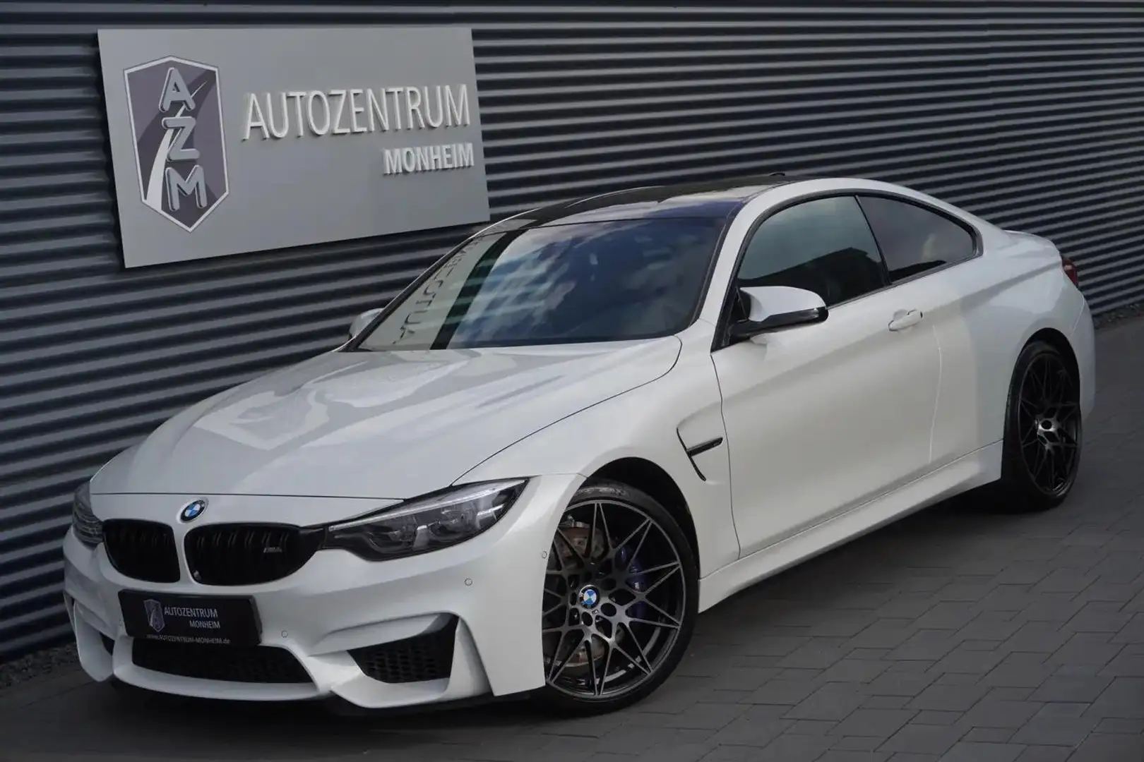 BMW M4 COMPETITION M-SITZE|LED|HEAD-UP|KAMERA|H&K| Weiß - 1