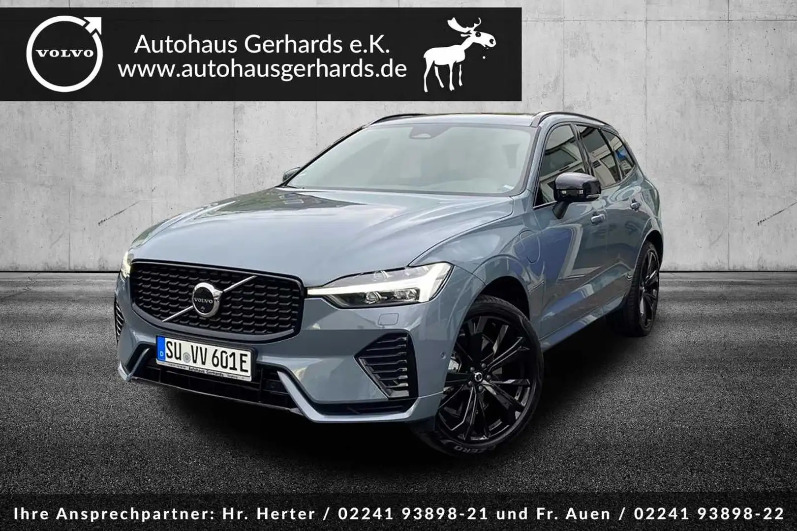 Volvo XC60 Plus, T6 Plug-In AWD , Black- Edition, 360° Grau - 1