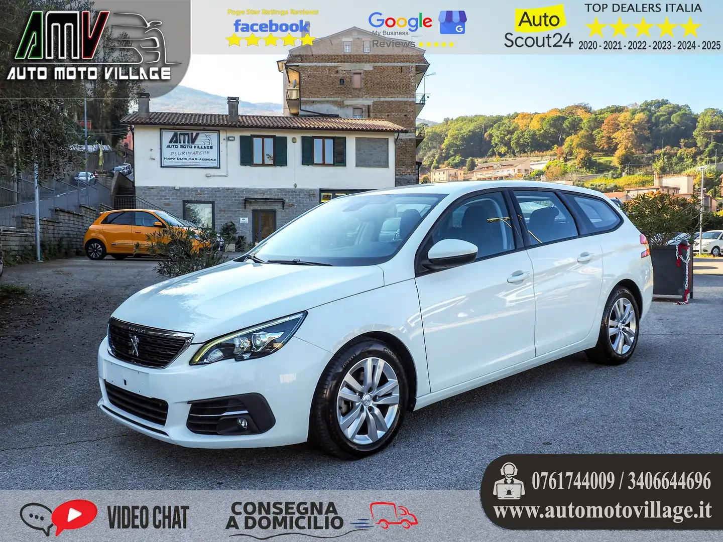 Peugeot 308 BlueHDi 100 S&S SW Business Bianco - 1