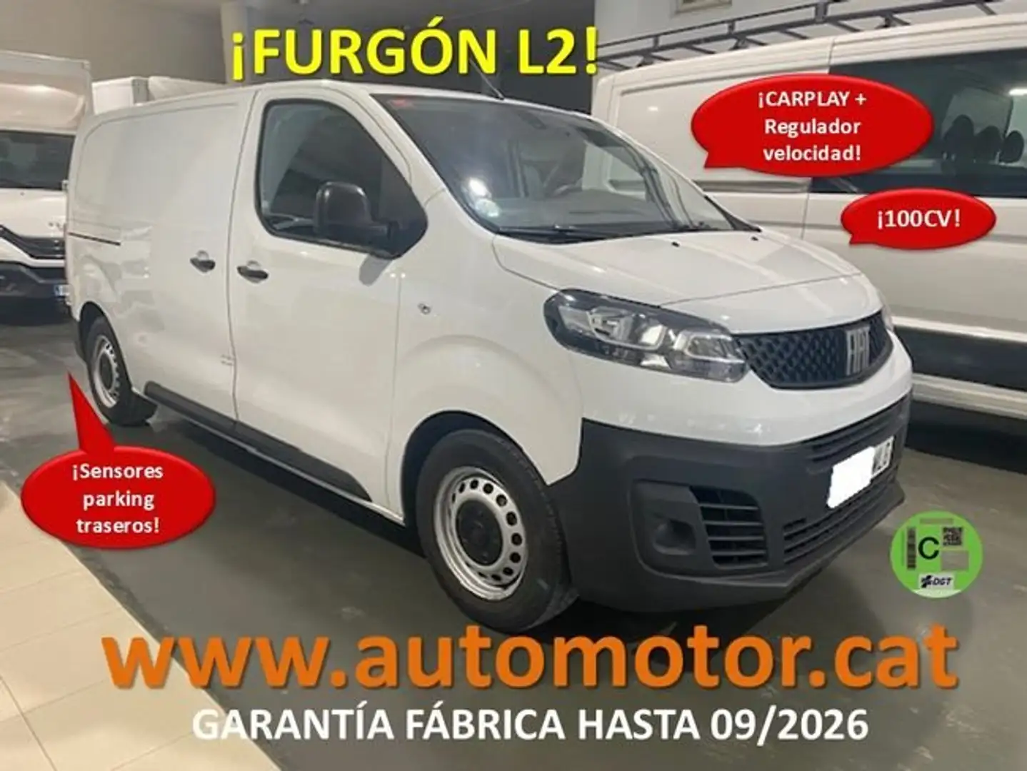 Fiat Scudo Furgón L2 1.5D 100CV Blanco - 1