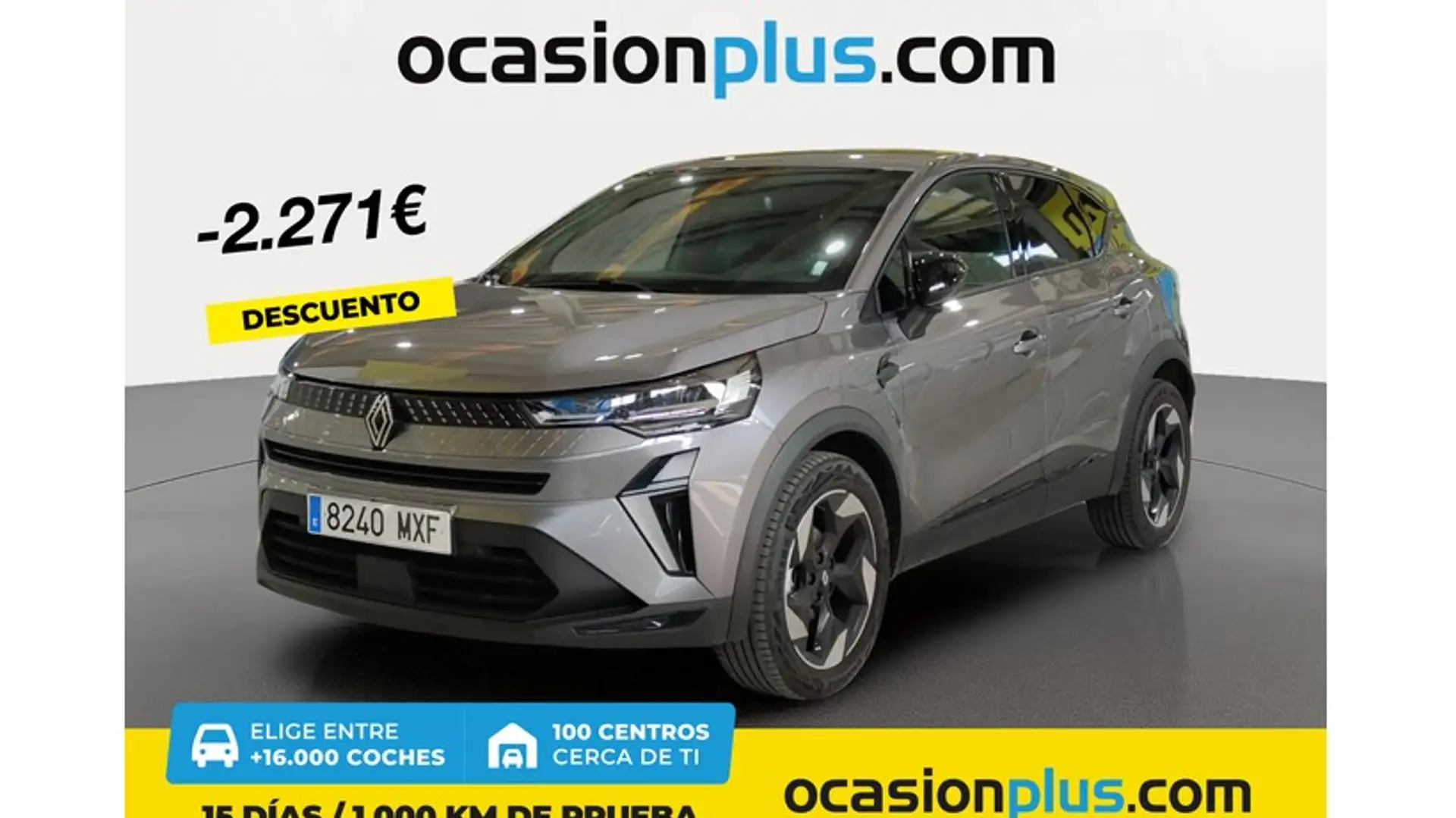 Renault Captur TCe Techno 67kW Gris - 1