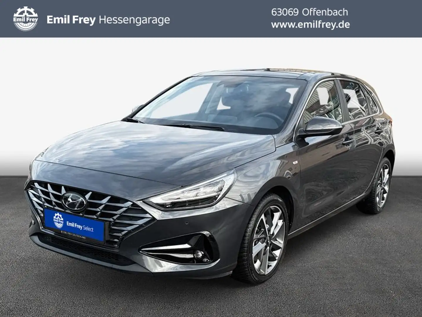 Hyundai i30 1.5 T-GDI 48V-Hybrid DCT Prime Gris - 1