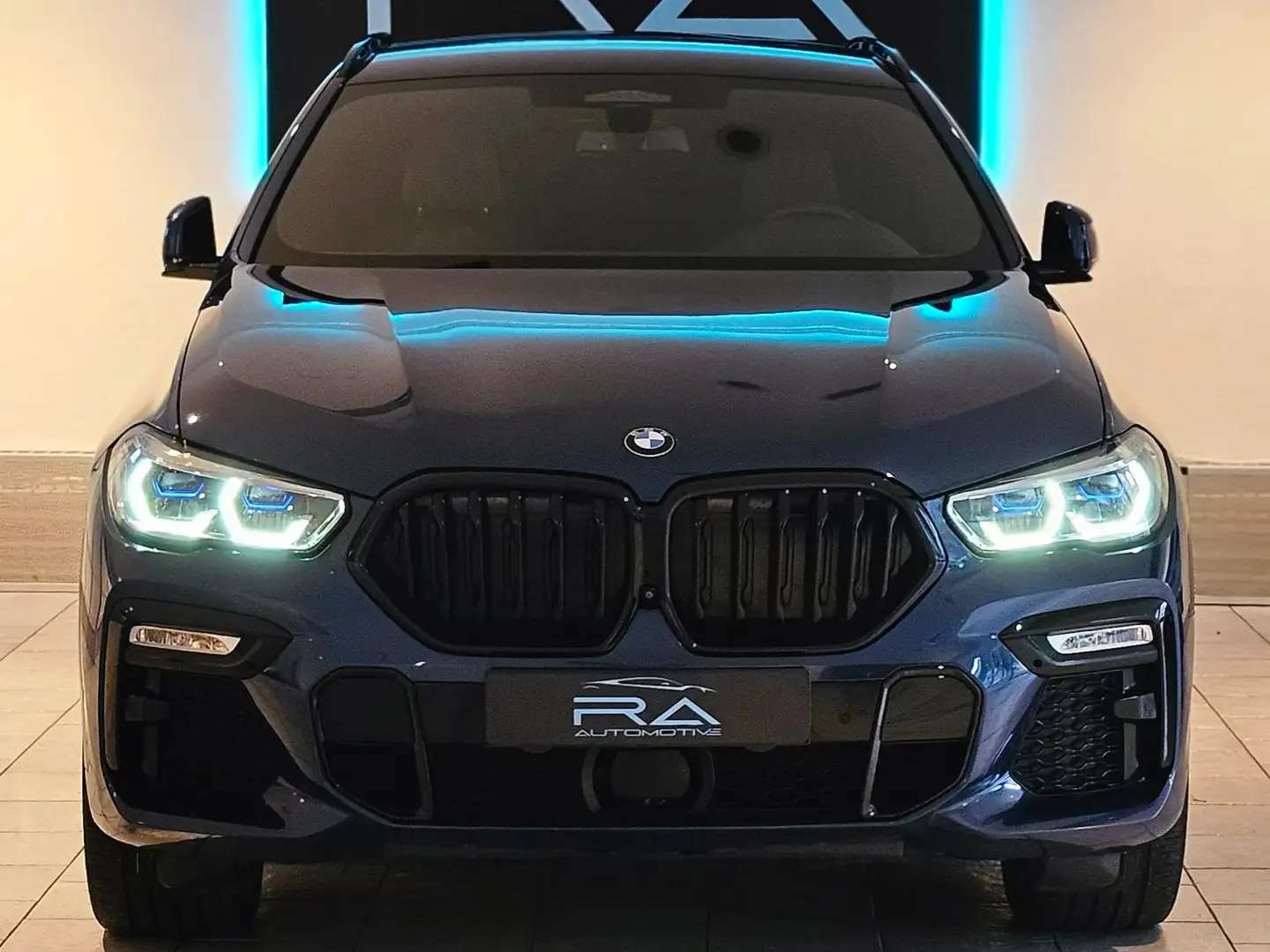 BMW X6 xDrive 30 d M Sport/LASER/AHK/M SPORTABGASANLAGE/L Bleu - 2