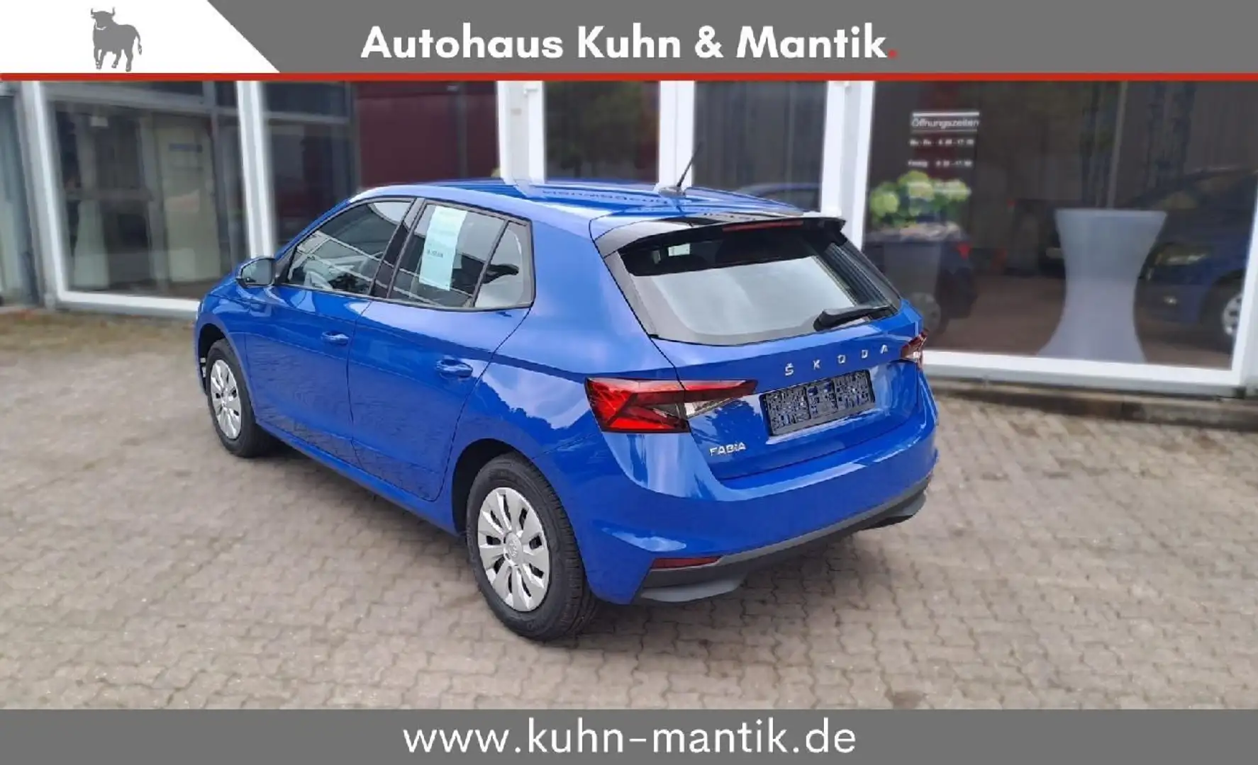 Skoda Fabia Selection 1.0 MPI LED SHZ SmartLink 5J Gar Blauw - 2