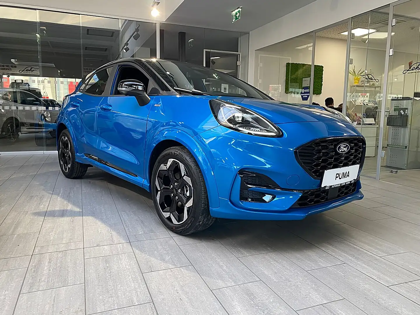 Ford Puma 1,0 EcoBoost Hybrid ST-Line X Aut. Blau - 1
