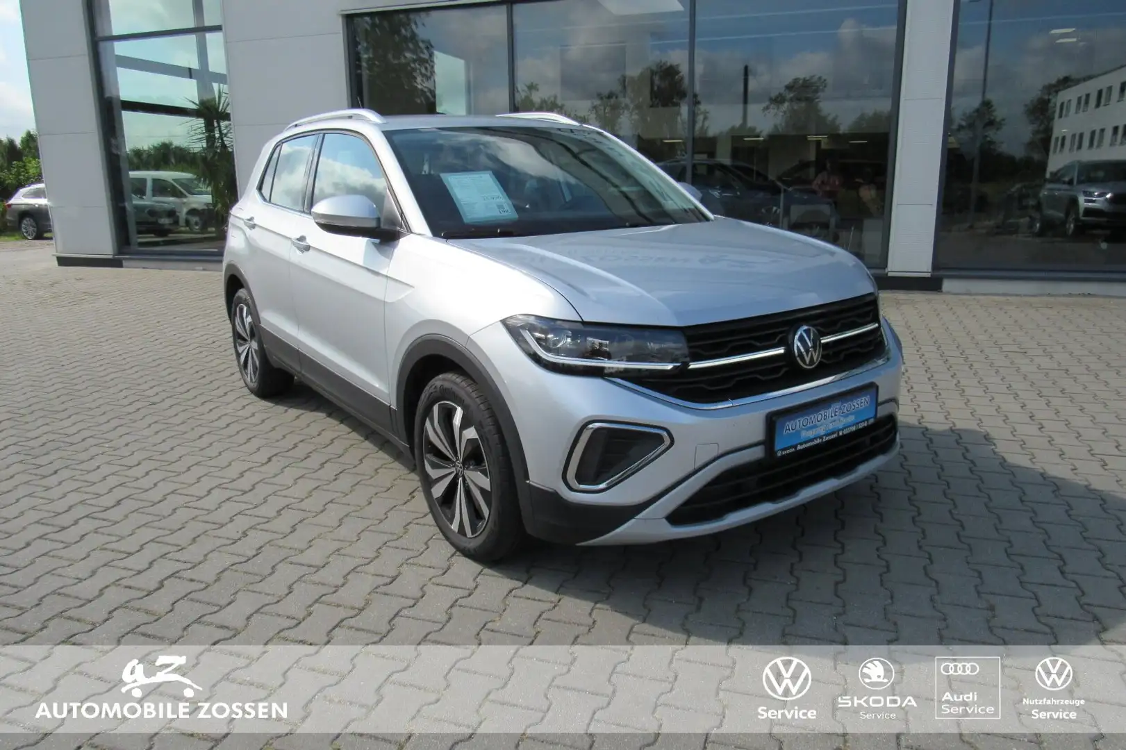 Volkswagen T-Cross T-Cross 1.0 TSI Style AHK Navi/Autom./AHK abnehmbar/LED Argent - 2