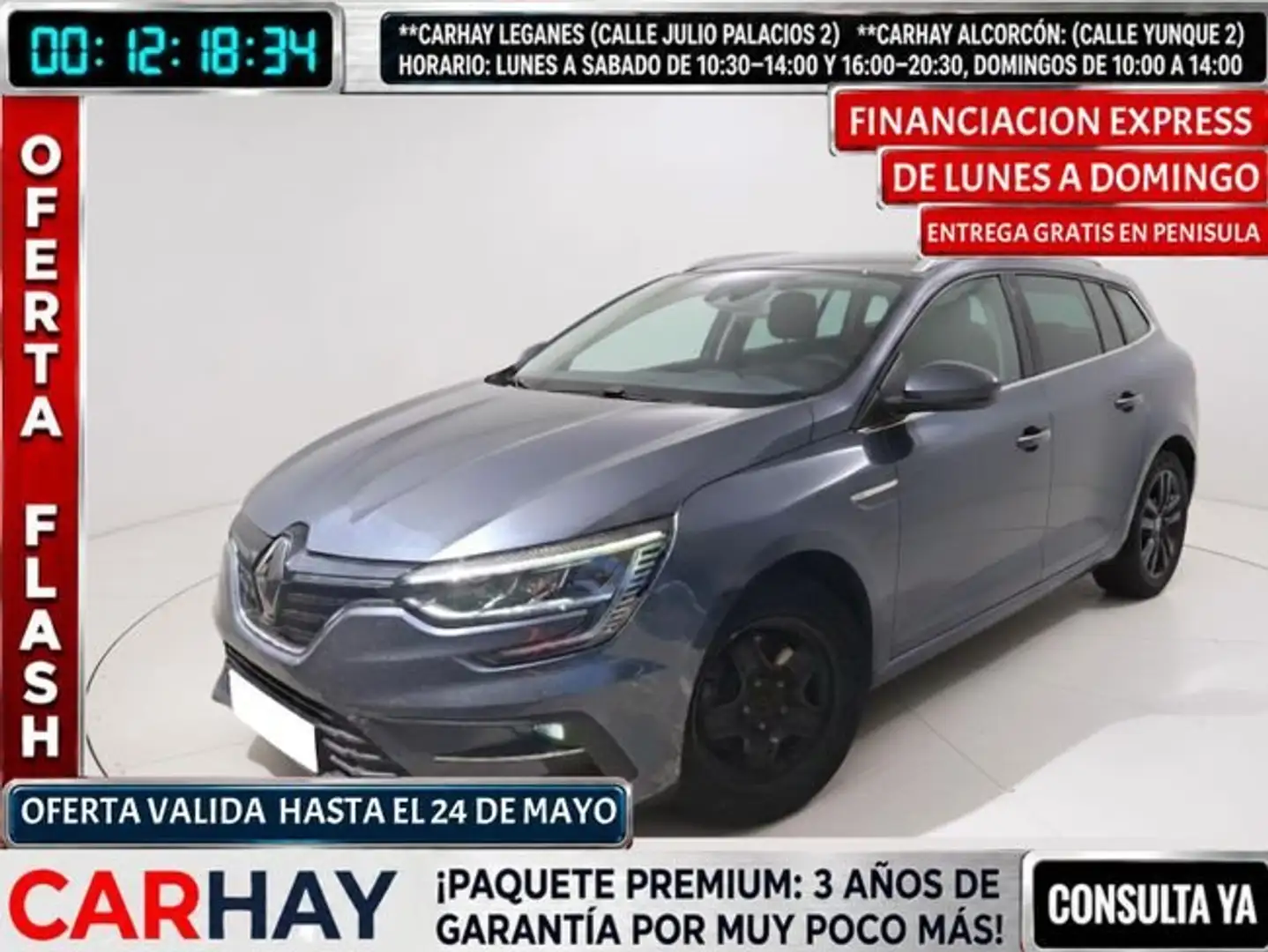 Renault Megane S.T. Business E-TECH Híbrido ench. 117kW Gris - 1