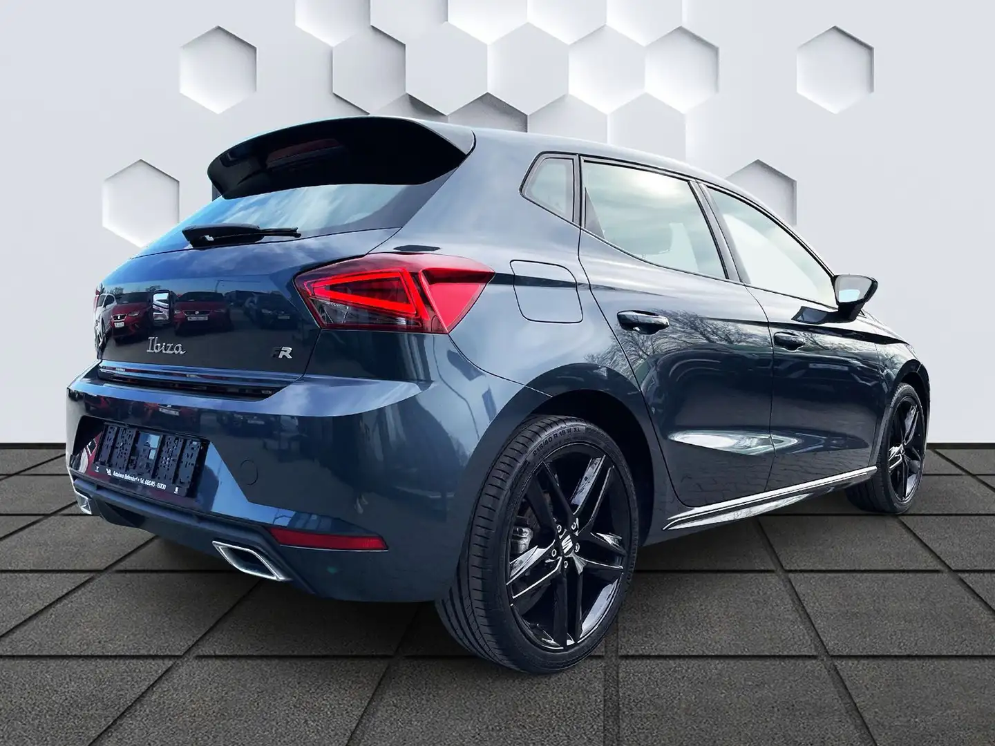 SEAT Ibiza 1.0 TSI DSG Black Edition Navi Rückfahrkam Gris - 2