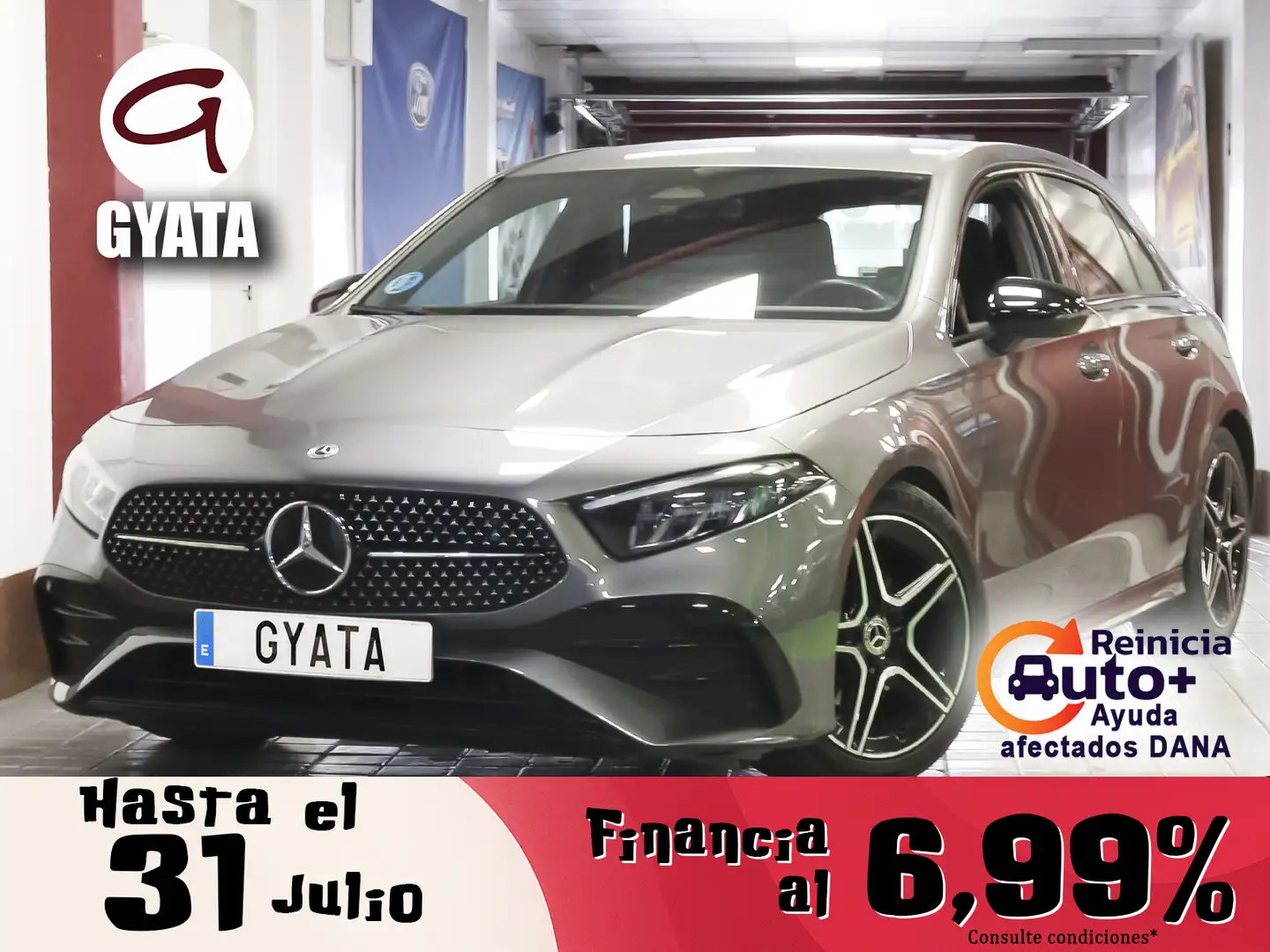 Mercedes-Benz A 200 7G-DCT Gris - 1