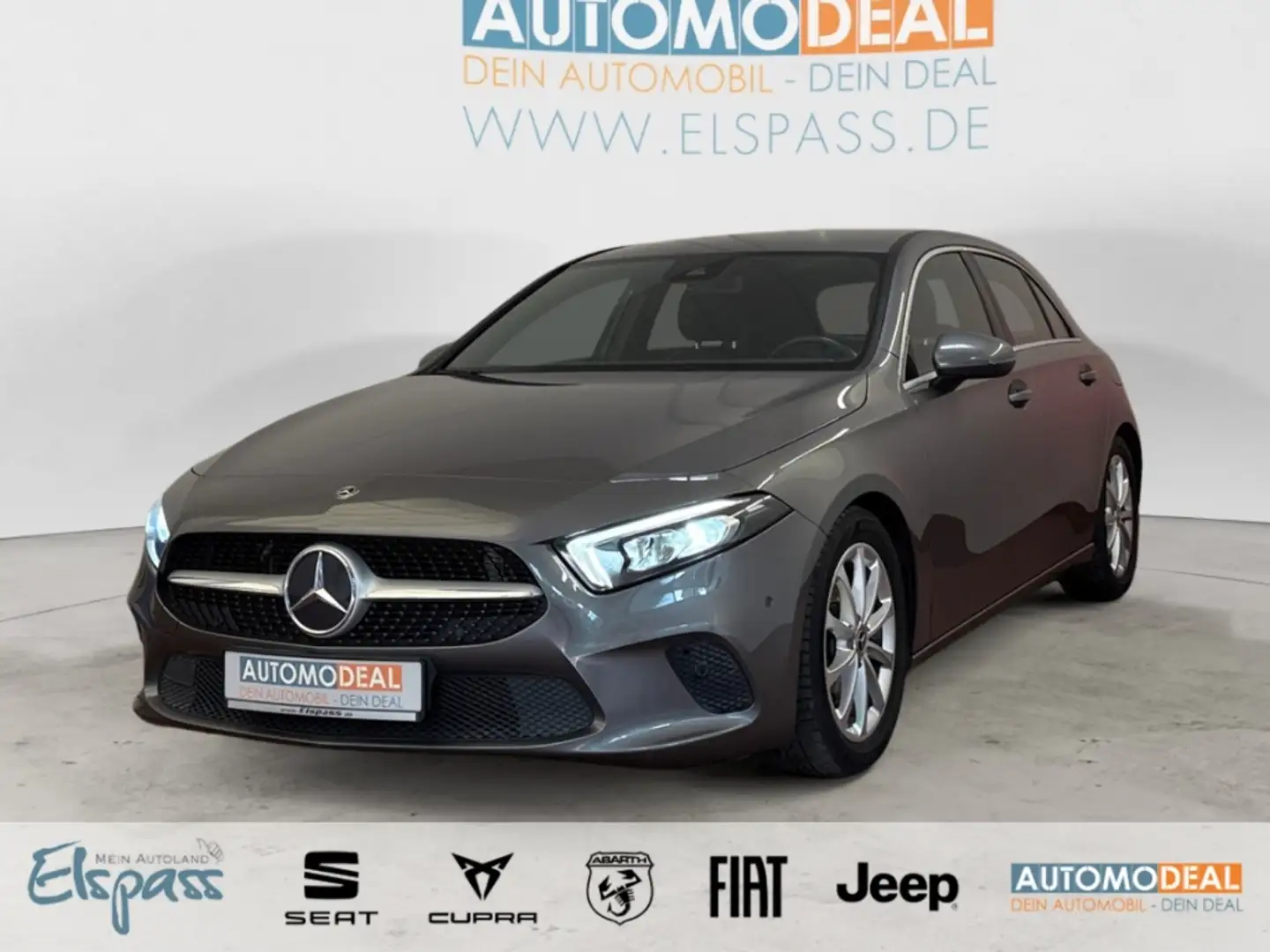 Mercedes-Benz A 200 AUTOMATIK NAV LED DIG-DISPLAY KAMERA SITZ.HZG TEMP Grijs - 1