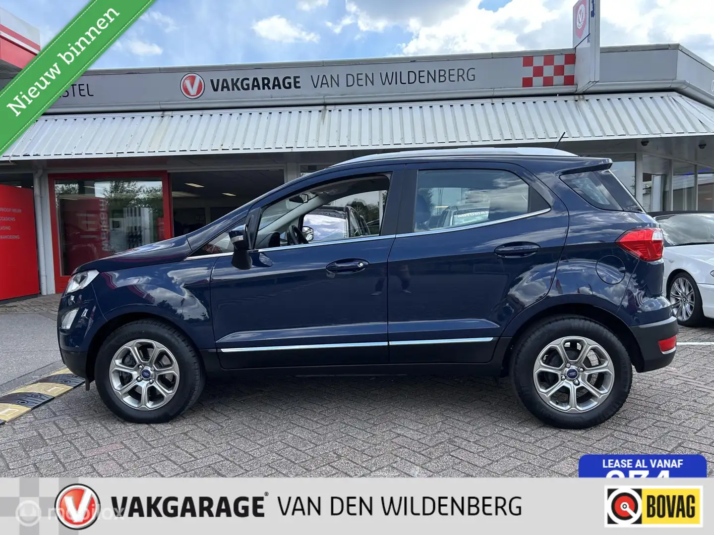 Ford EcoSport 1.0 EcoBoost Titanium | AUTOMAAT | NAVI Blauw - 1
