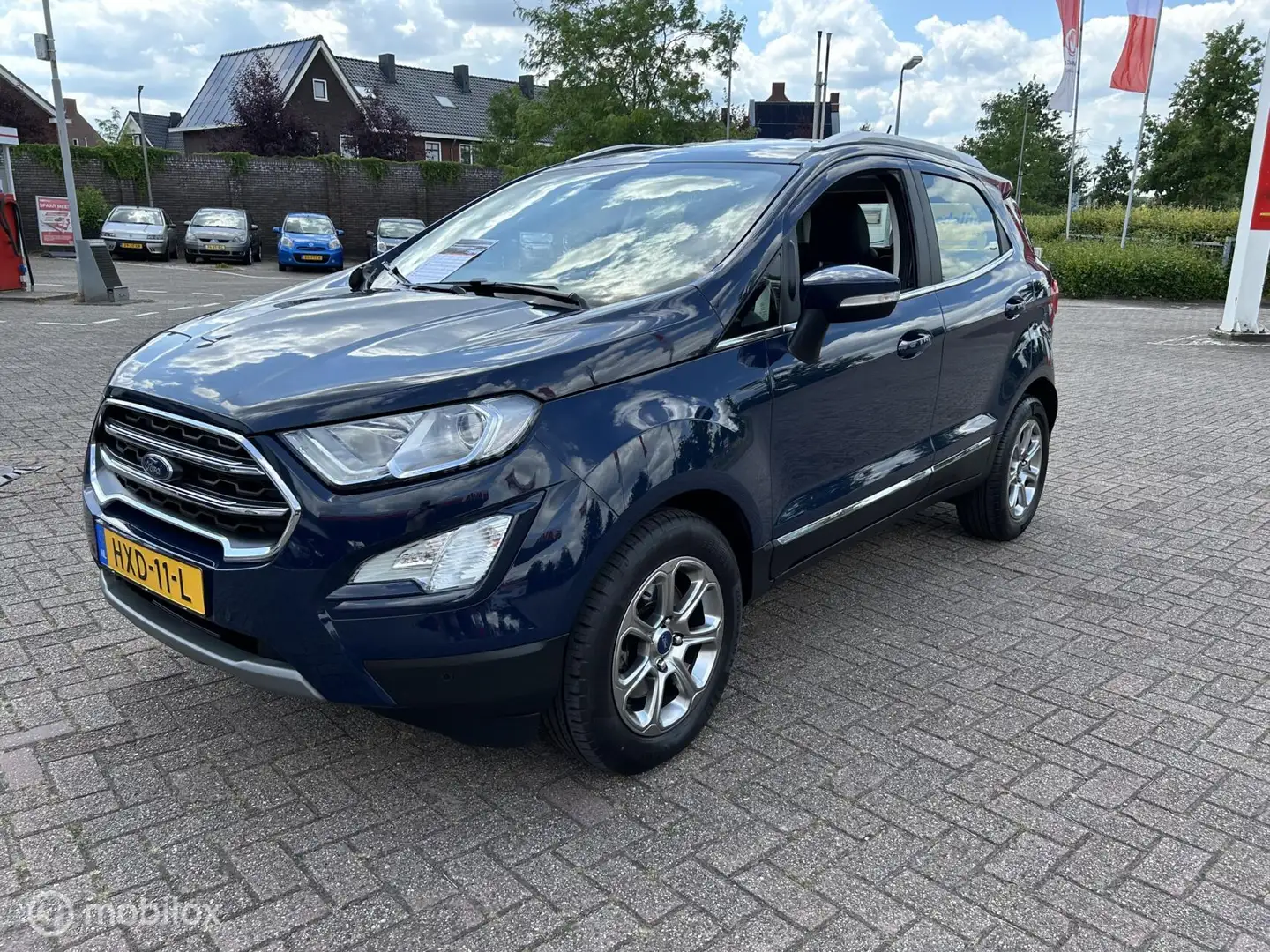 Ford EcoSport 1.0 EcoBoost Titanium | AUTOMAAT | NAVI Blauw - 2