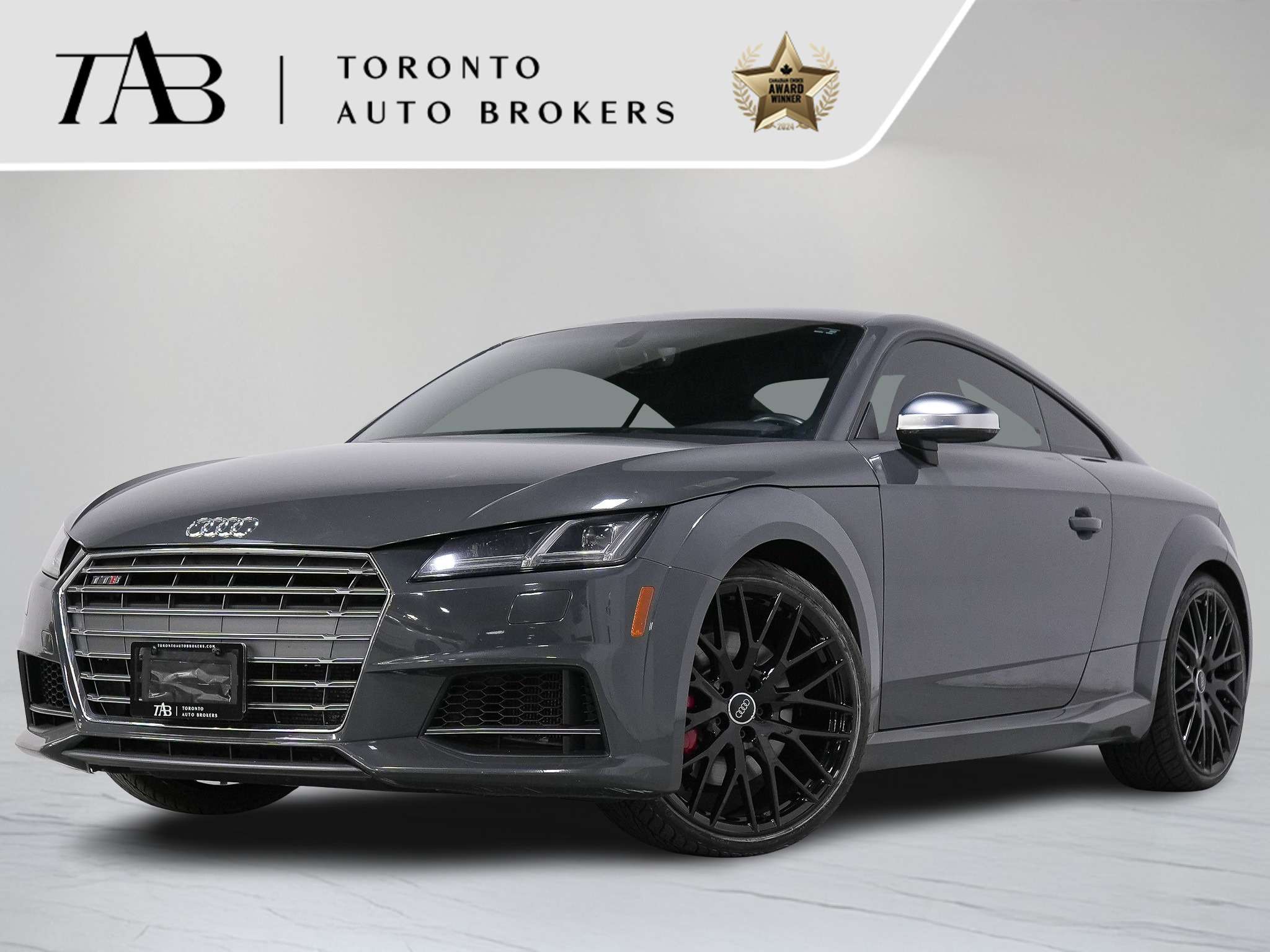 Gray 2018 Audi TTS Coupe All-Wheel Drive Automatic
