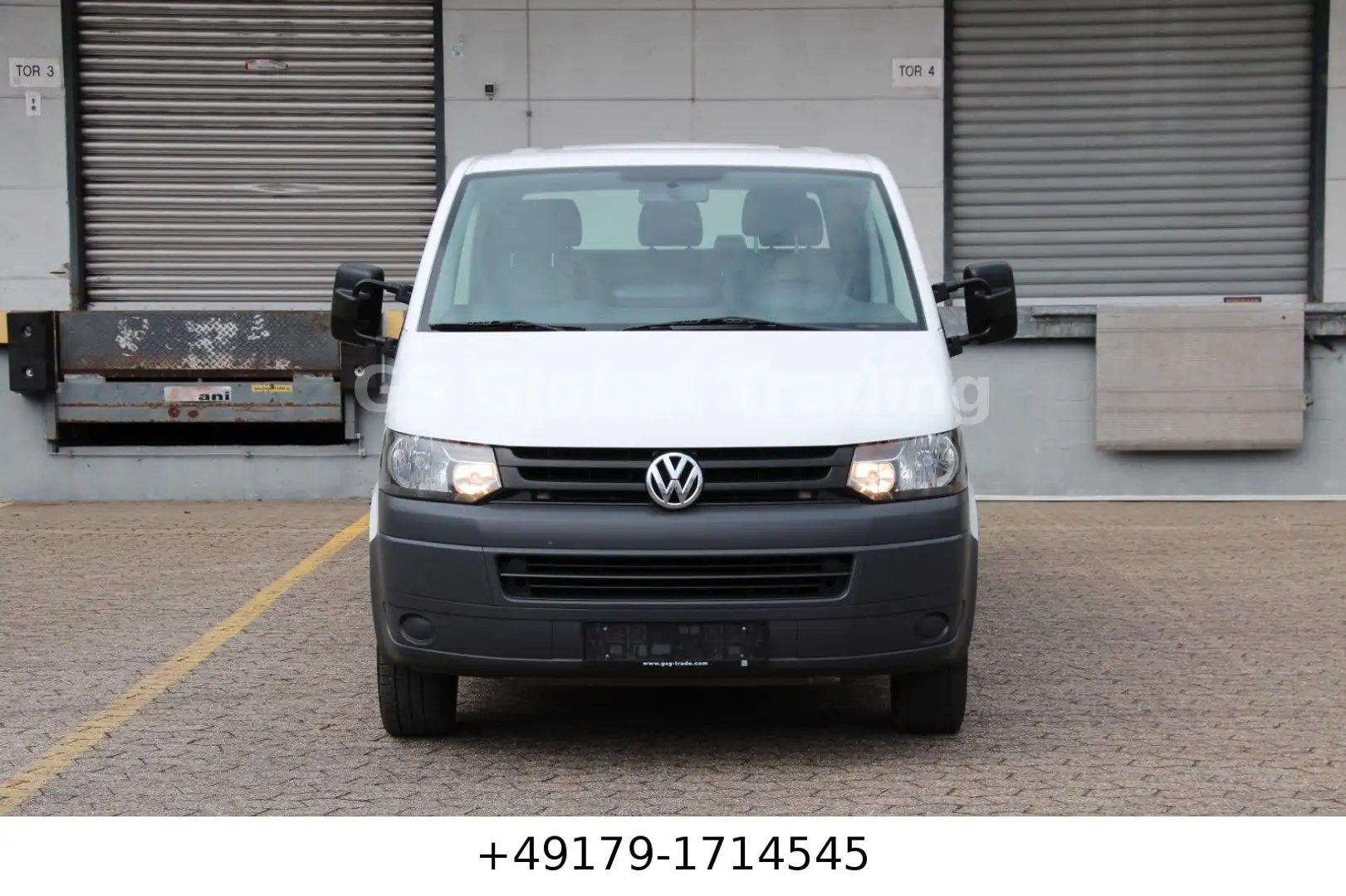 Volkswagen T5 Transporter T5 4MOTION DoKa Pritsche Diff.Sperre AHK Standhz Weiß - 2