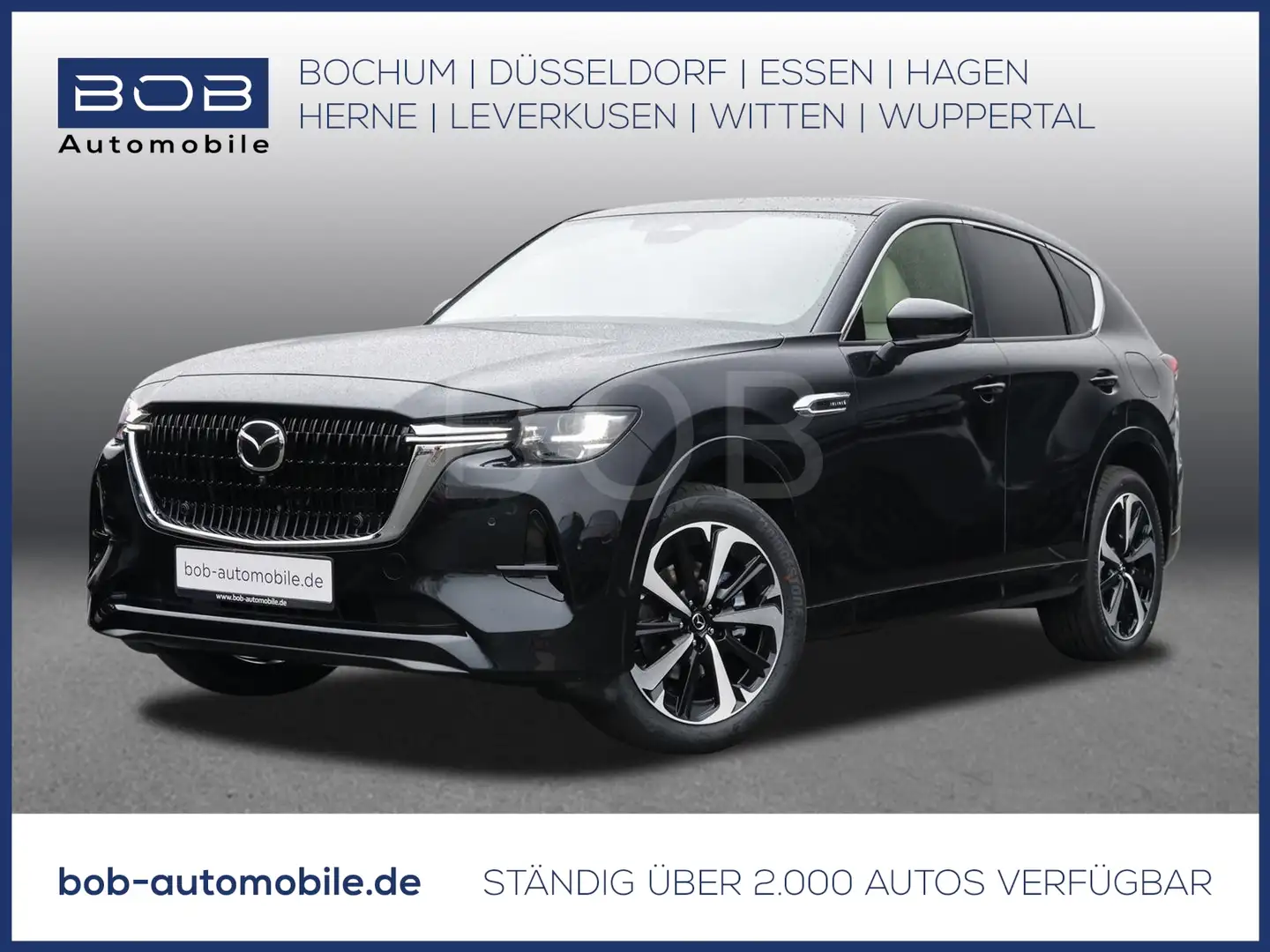 Mazda CX-60 3.3D 8AT AWD Takumi Plus LEDER SD NAVI SHZ Schwarz - 1