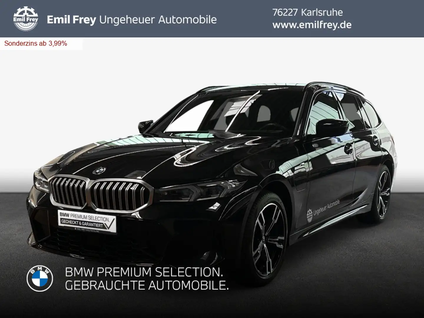 BMW 330 e Touring xDrive Aut. Schwarz - 1