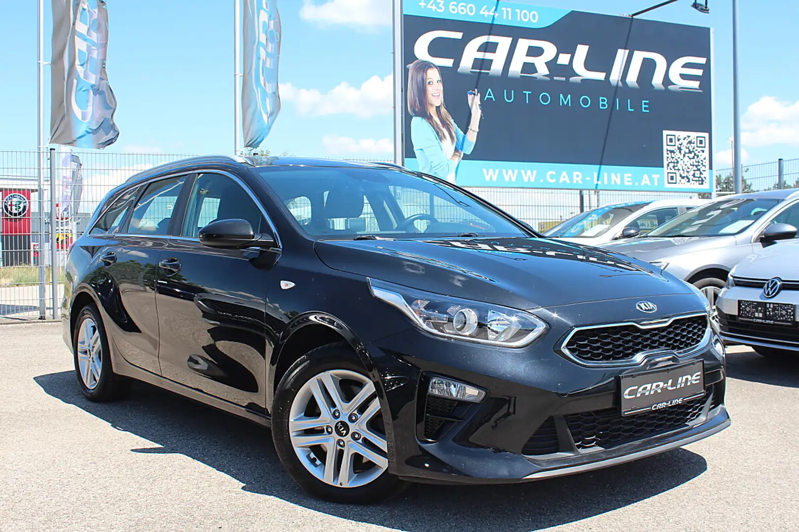 Kia Ceed SW / cee'd SW ceed SW 1,6 CRDi SCR ISG Silber 48V DCT|Navi|La... Schwarz - 1