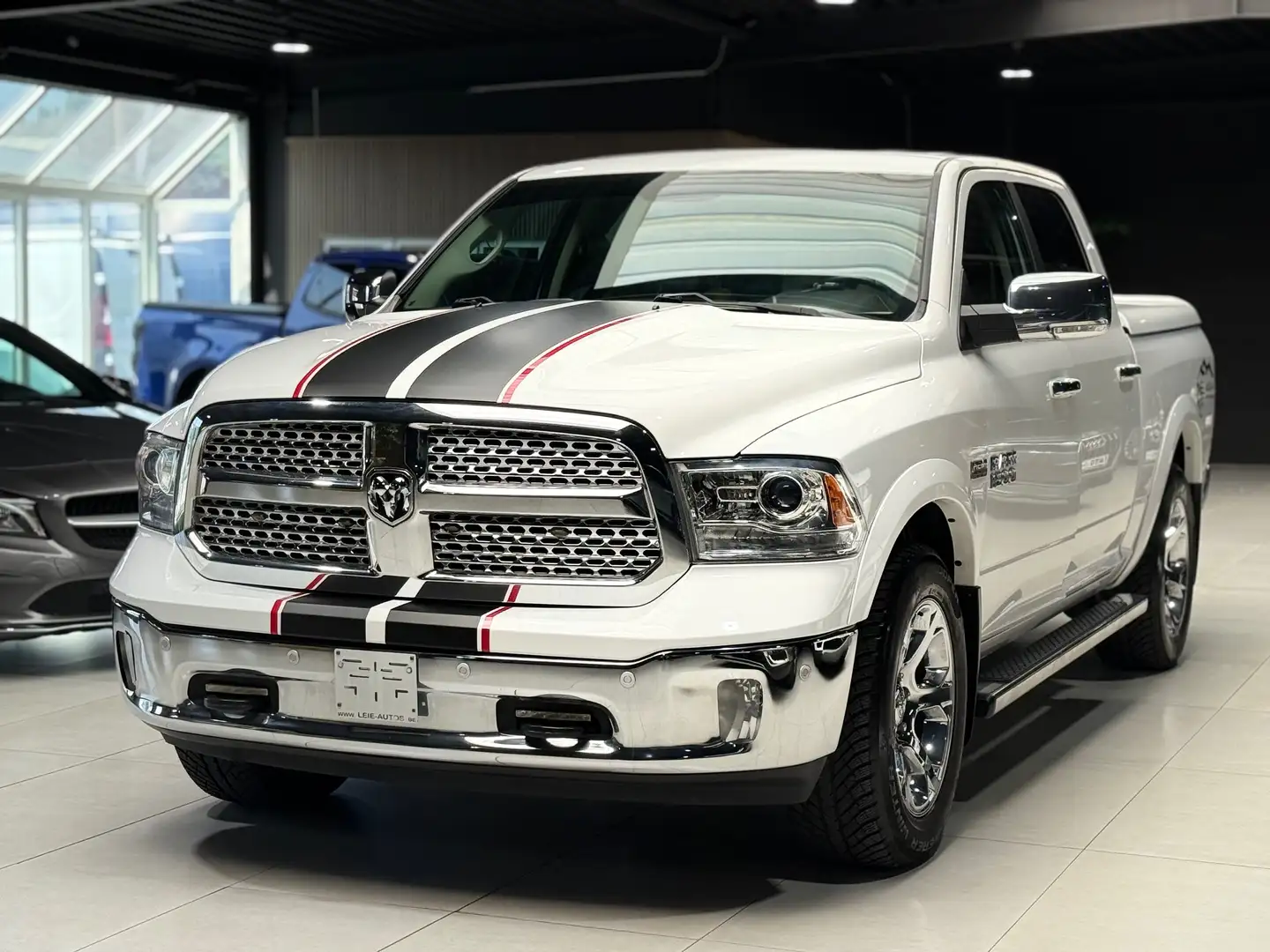 Dodge RAM 5.7i 401CV LPG TVAC CREWCAB LONG LARAMIE FULL OPTS Blanc - 1