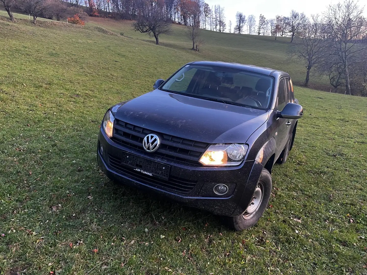 Volkswagen Amarok DC Highline TDI 4x4 permanent Blau - 2