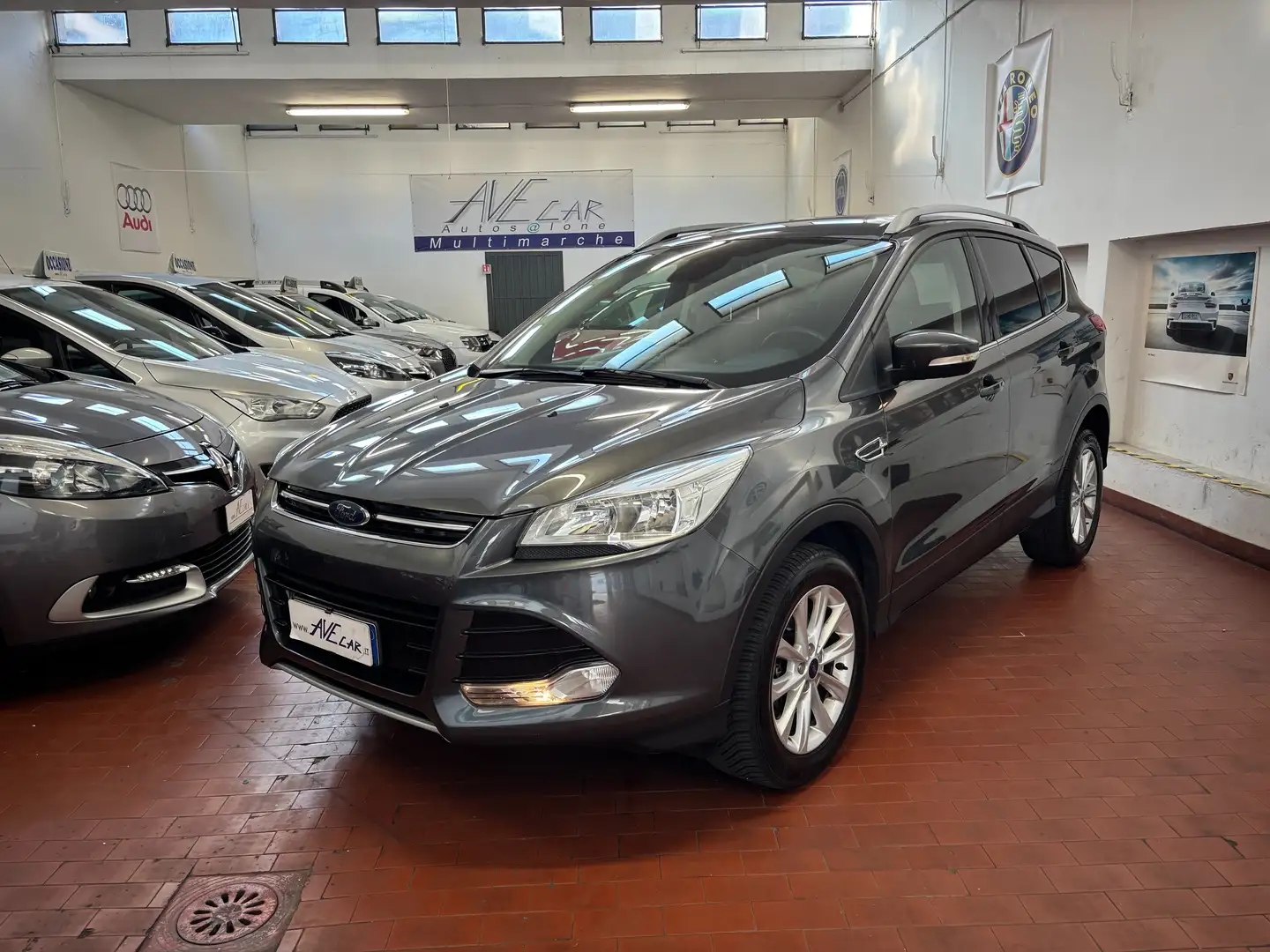 Ford Kuga 2.0 tdci Titanium S 1 PROPRIETARIO OK NEOPATENTATI Grigio - 1