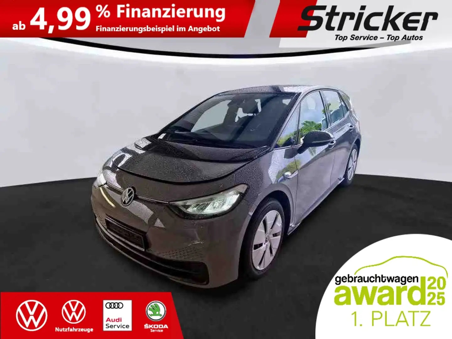 Volkswagen ID.3 Pro 107/58 201,-ohne Anzahlung Navi DAB+ Grau - 1
