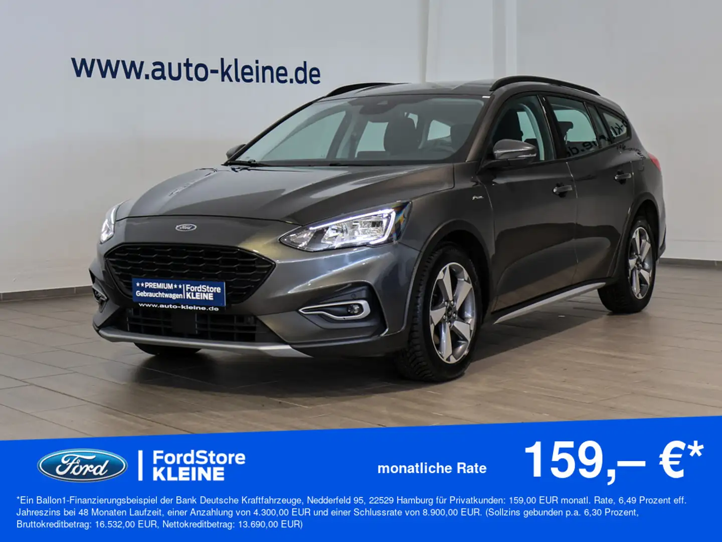 Ford Focus Active 1.5l EcoBlue +LED+ACC+KAMERA Grijs - 1