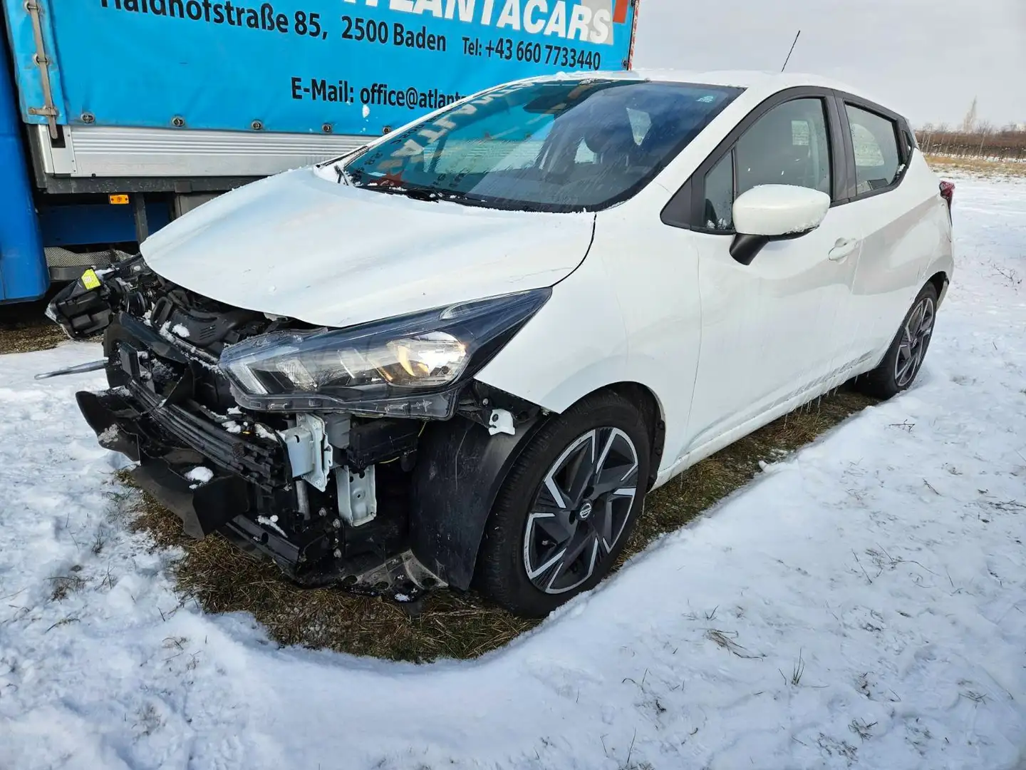 Nissan Micra Visia EUR 5500 NETTO Weiß - 1