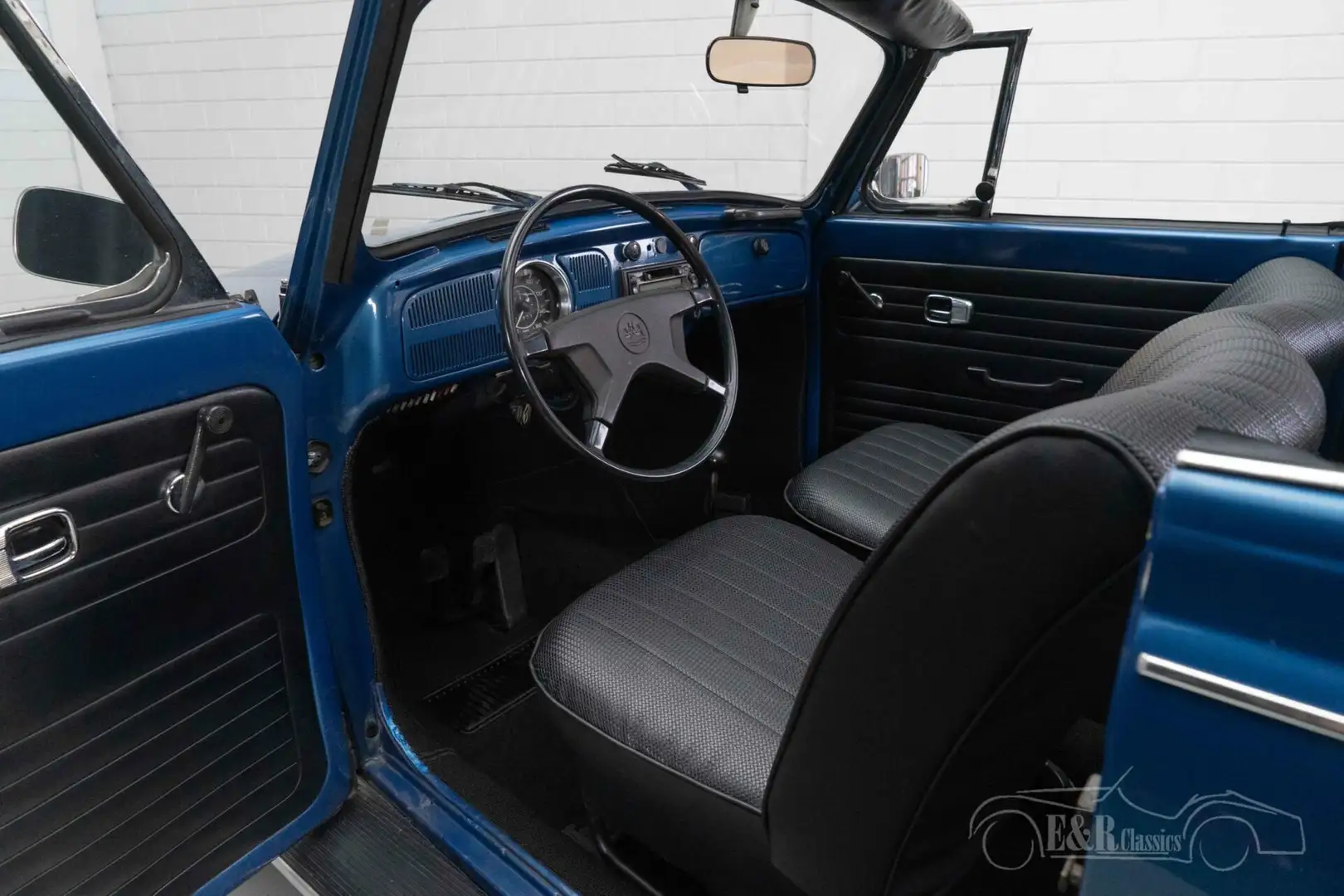 Volkswagen Kever Cabriolet Bleu - 2