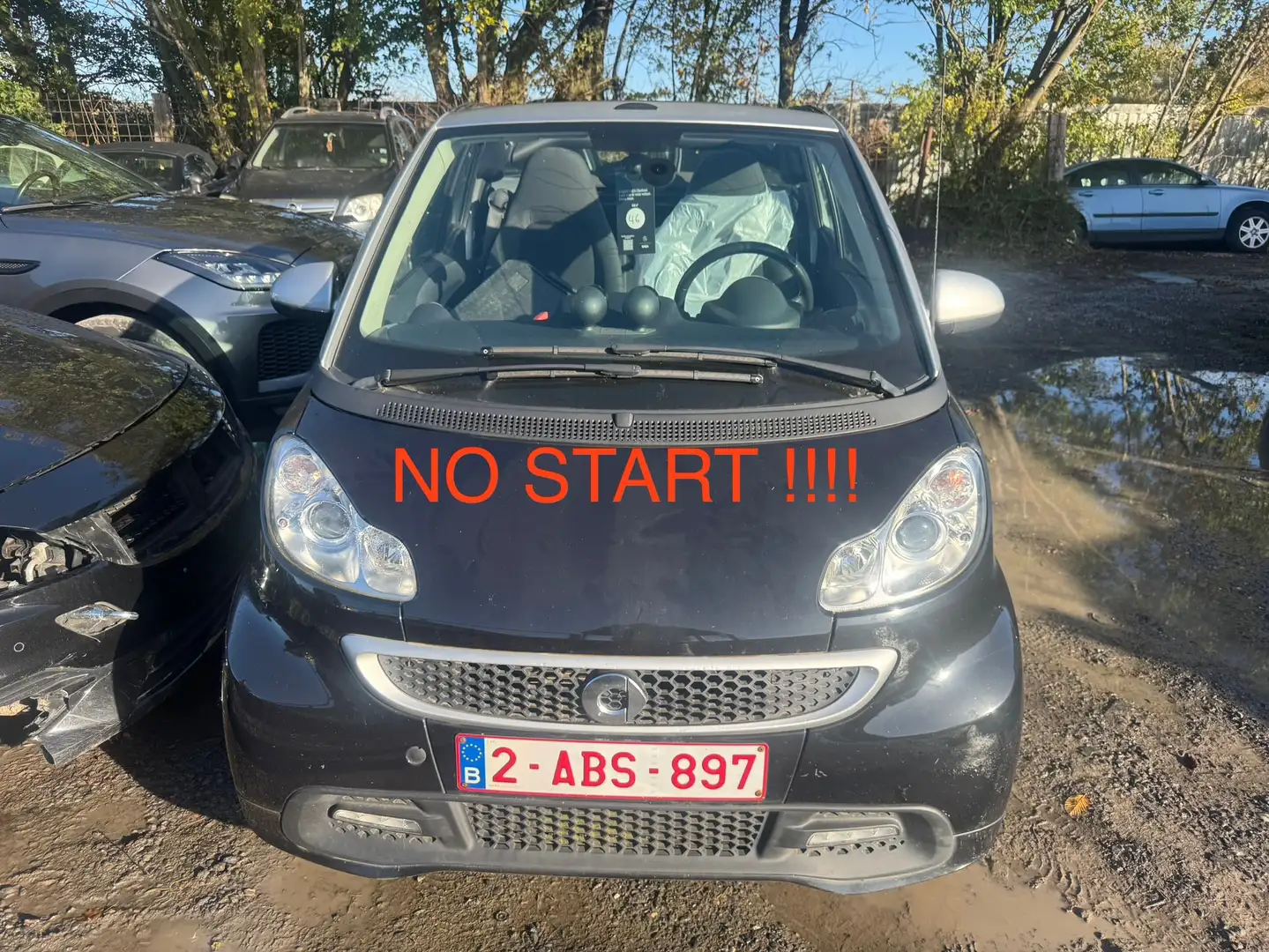 smart forTwo Cabrio 17.6 kWh Electric drive Zwart - 1