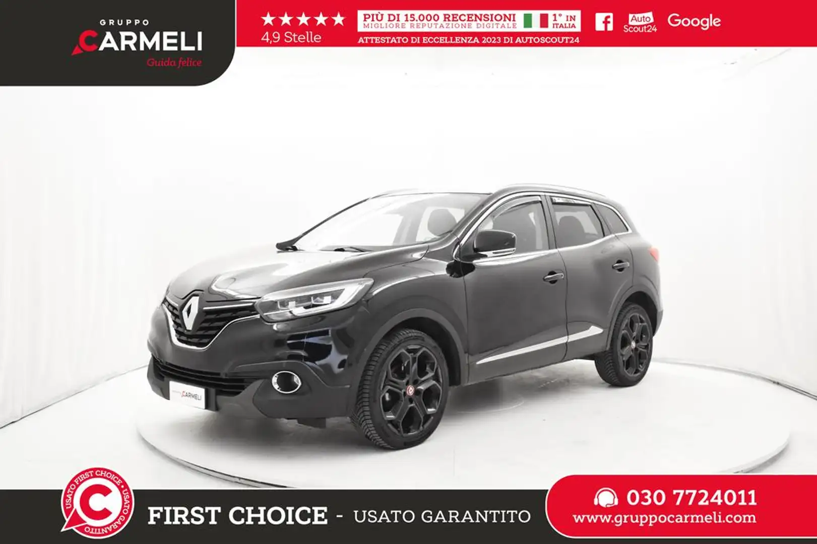 Renault Kadjar 1.6 dci energy Hypnotic16 (magnetik) 130cv Noir - 1