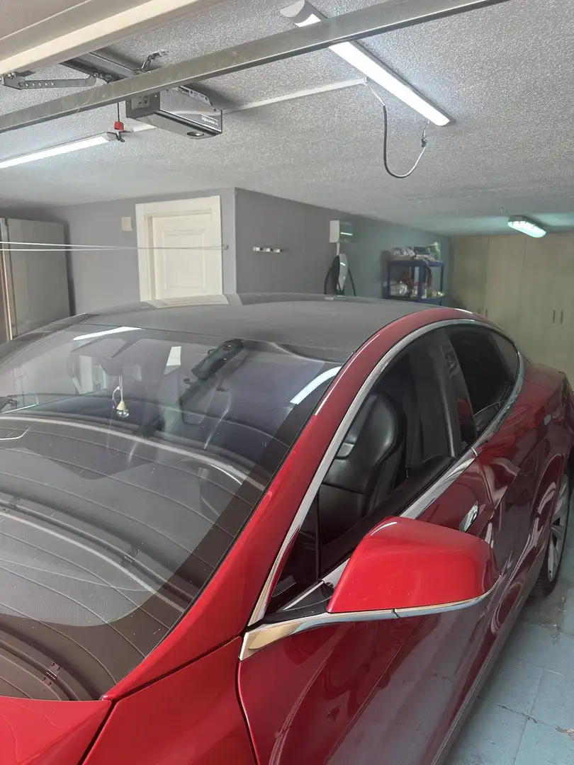 Tesla Model S Model S 90D Rojo - 1