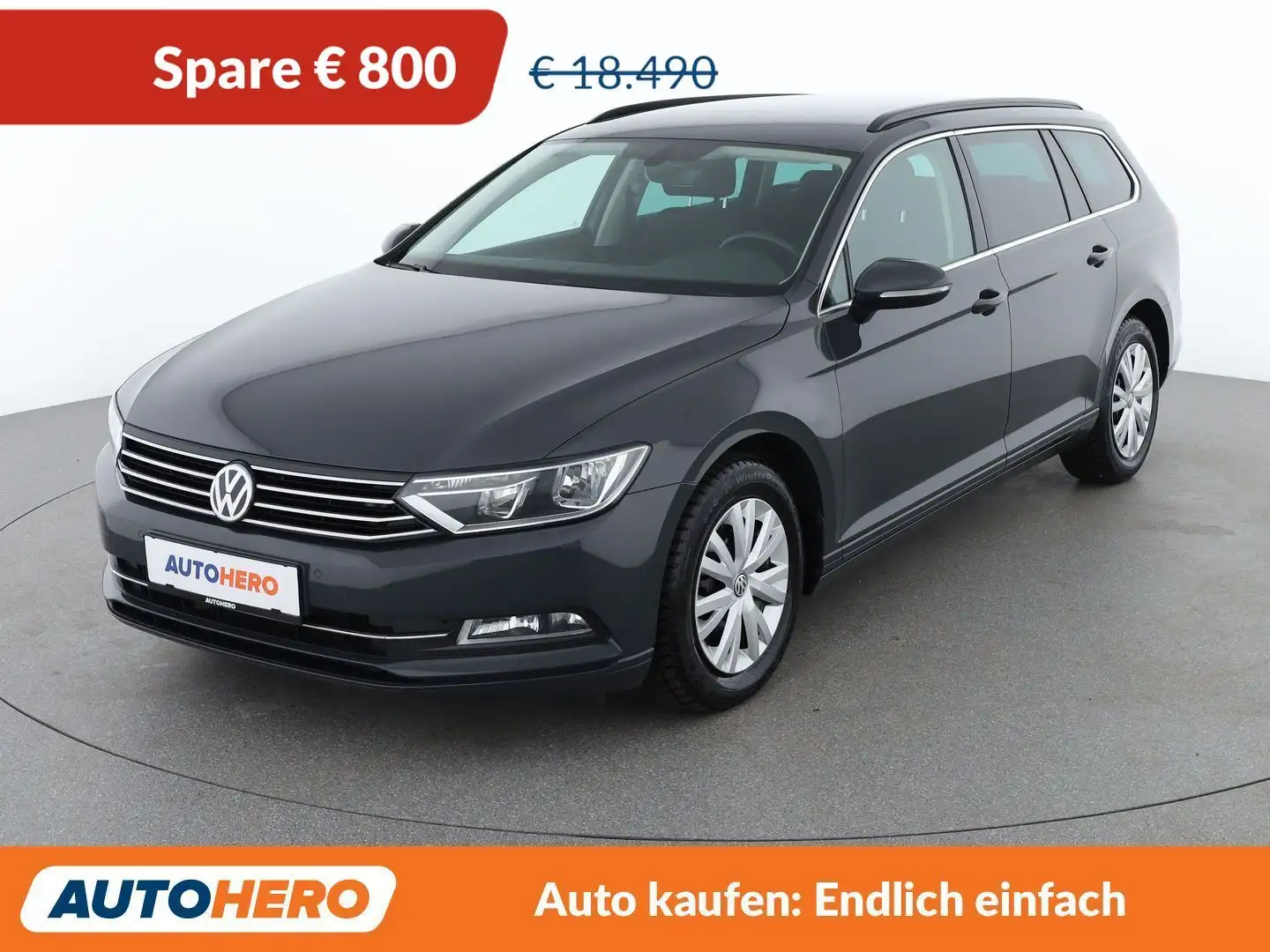 Volkswagen Passat 1.6 TDI Comfortline BlueMotion Grau - 1