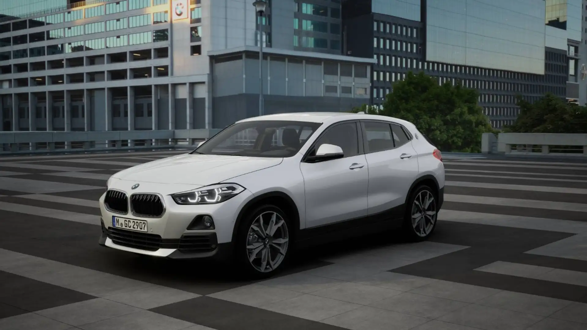 BMW X2 sDrive18d Aut. Advantage Plus Sportsitze LED HUD N Weiß - 1