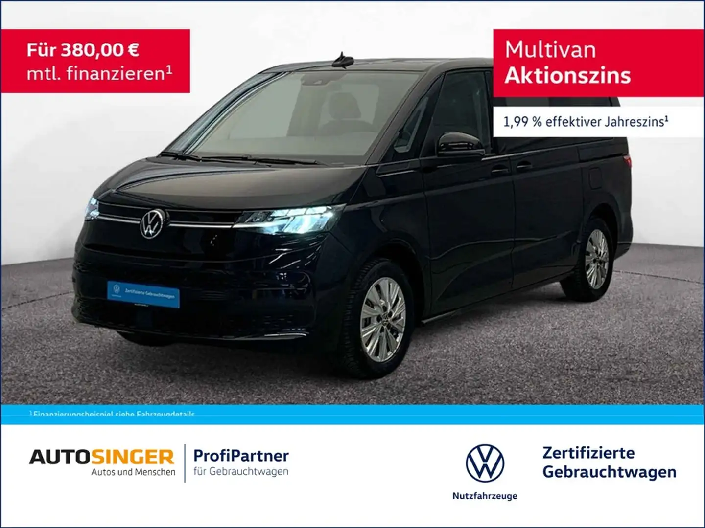 Volkswagen T7 Multivan Life eHybrid Lang 7S *AHK*LED*ACC* Czarny - 1