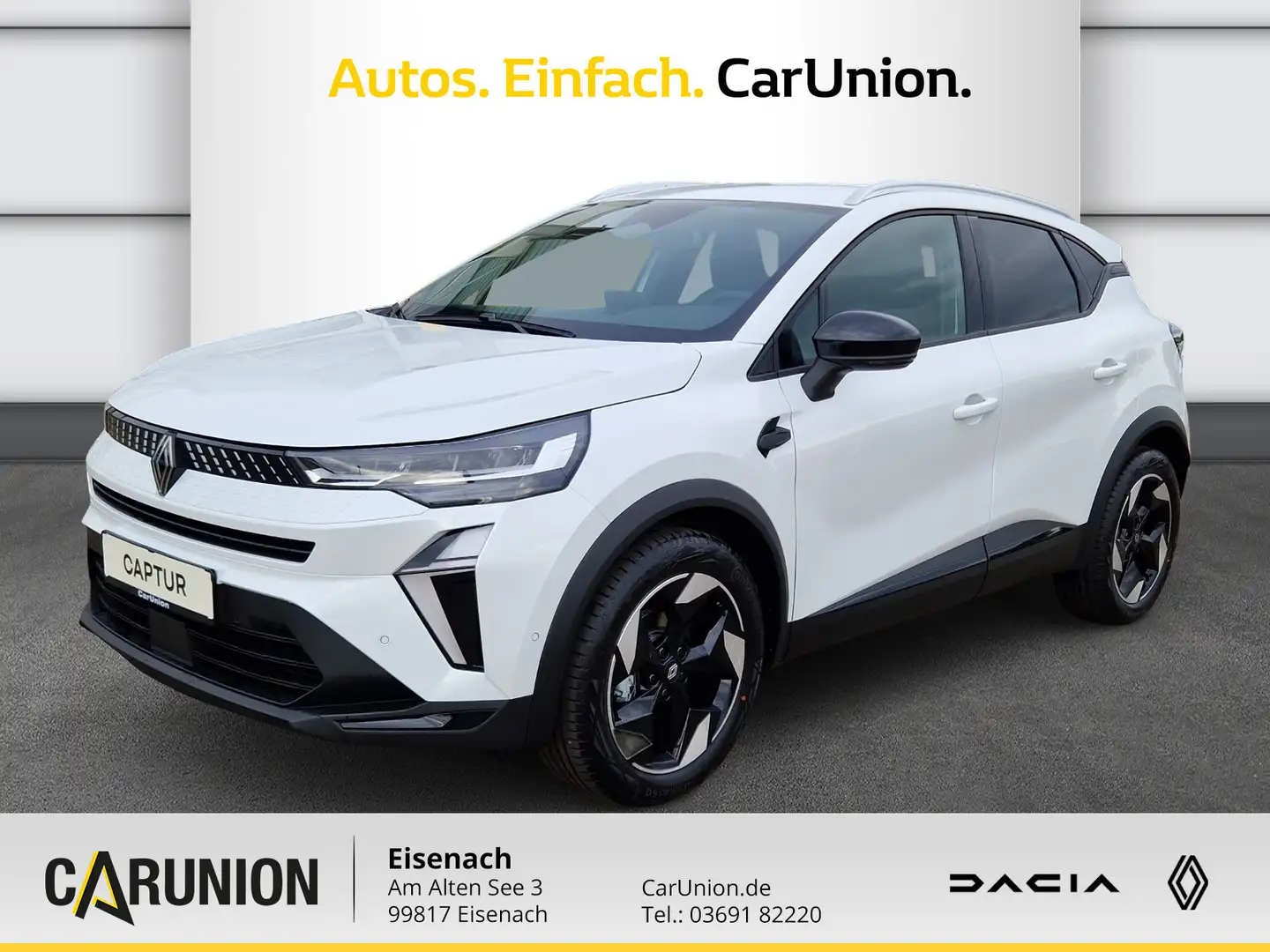 Renault Captur Techno Mild Hybrid 140 Weiß - 1