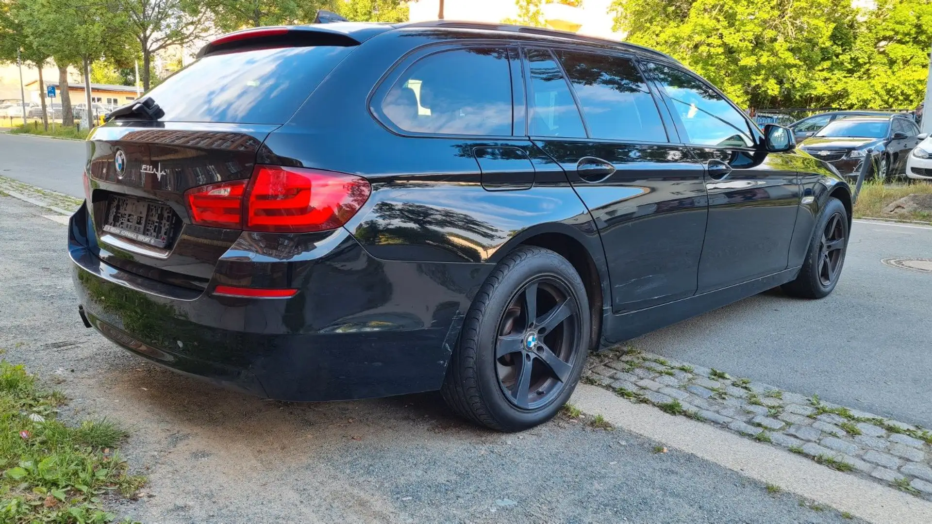 BMW 520 Baureihe 5 Touring 520d*Euro 5*6 G,Schalt.Getr. Чорний - 2