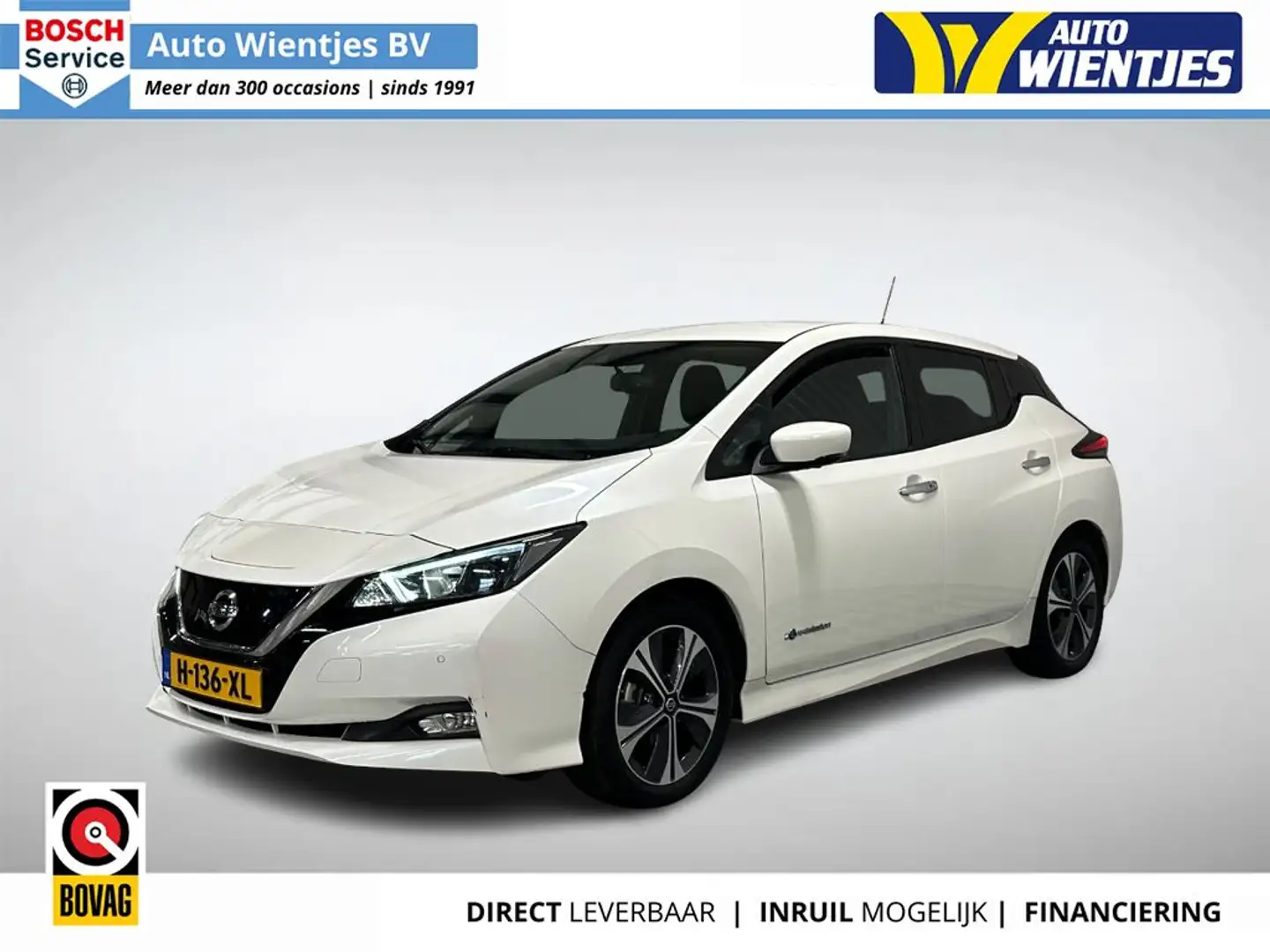 Nissan Leaf N-Connecta 40kWh | SoH 93% | Navi | Camera Wit - 1