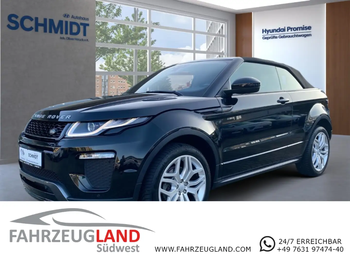 Land Rover Range Rover Evoque Cabriolet HSE Dynamic 2.0 TD4 Navi Automt. Klima T Noir - 1