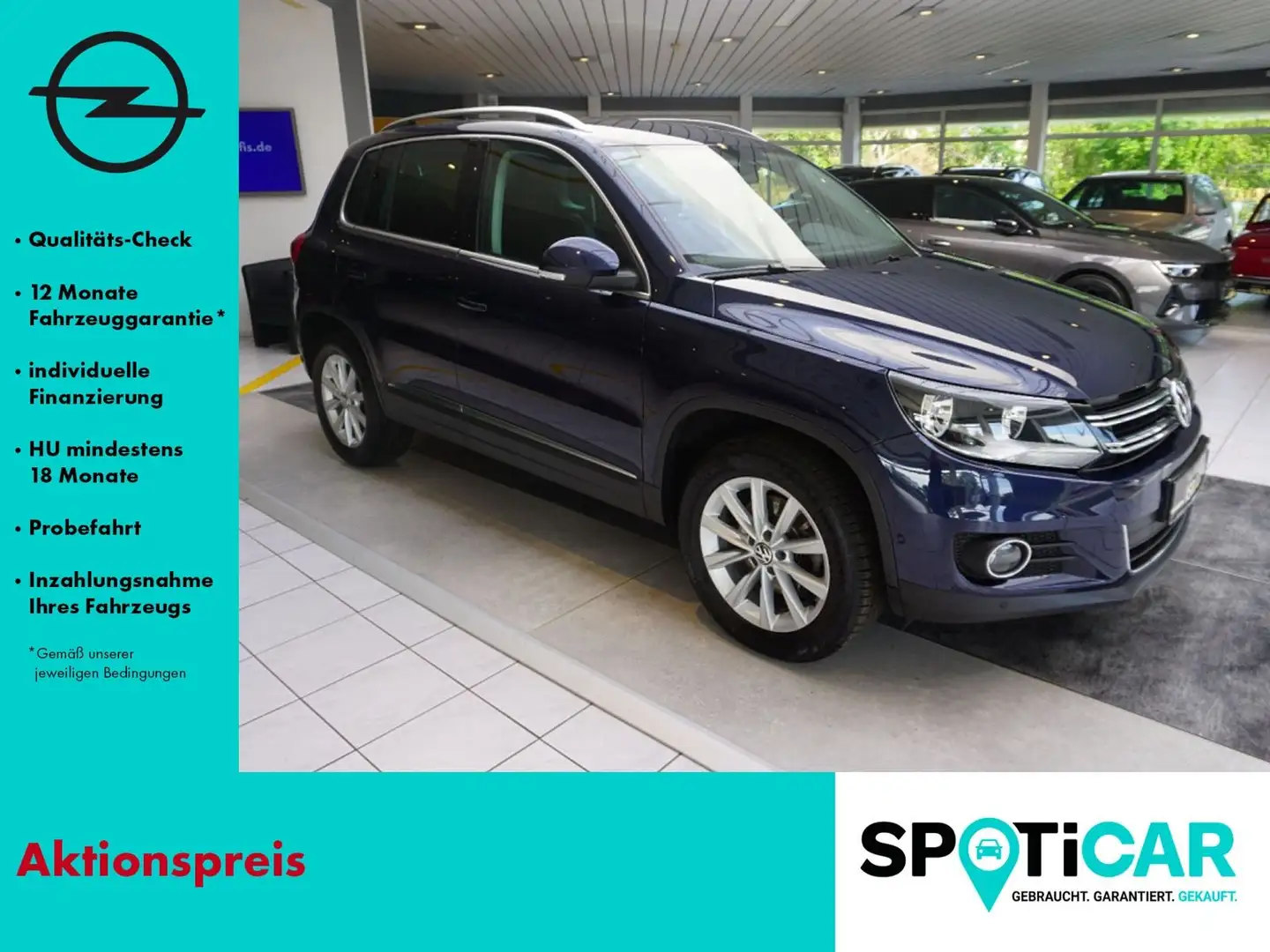 Volkswagen Tiguan Sport & Style NAVI, SITZHEIZUNG, 2x PDC Blu/Azzurro - 1