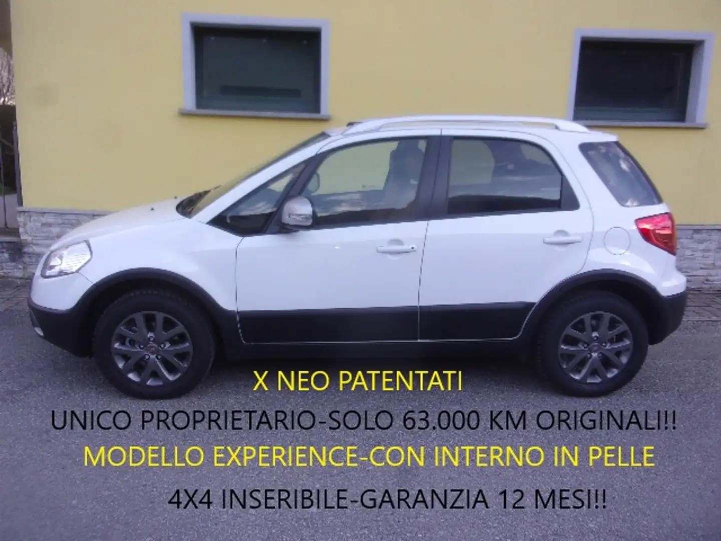 Fiat Sedici 1.6 16v Experience 4x4 120cv-SOLO 63.000 KM!!! Blanco - 2