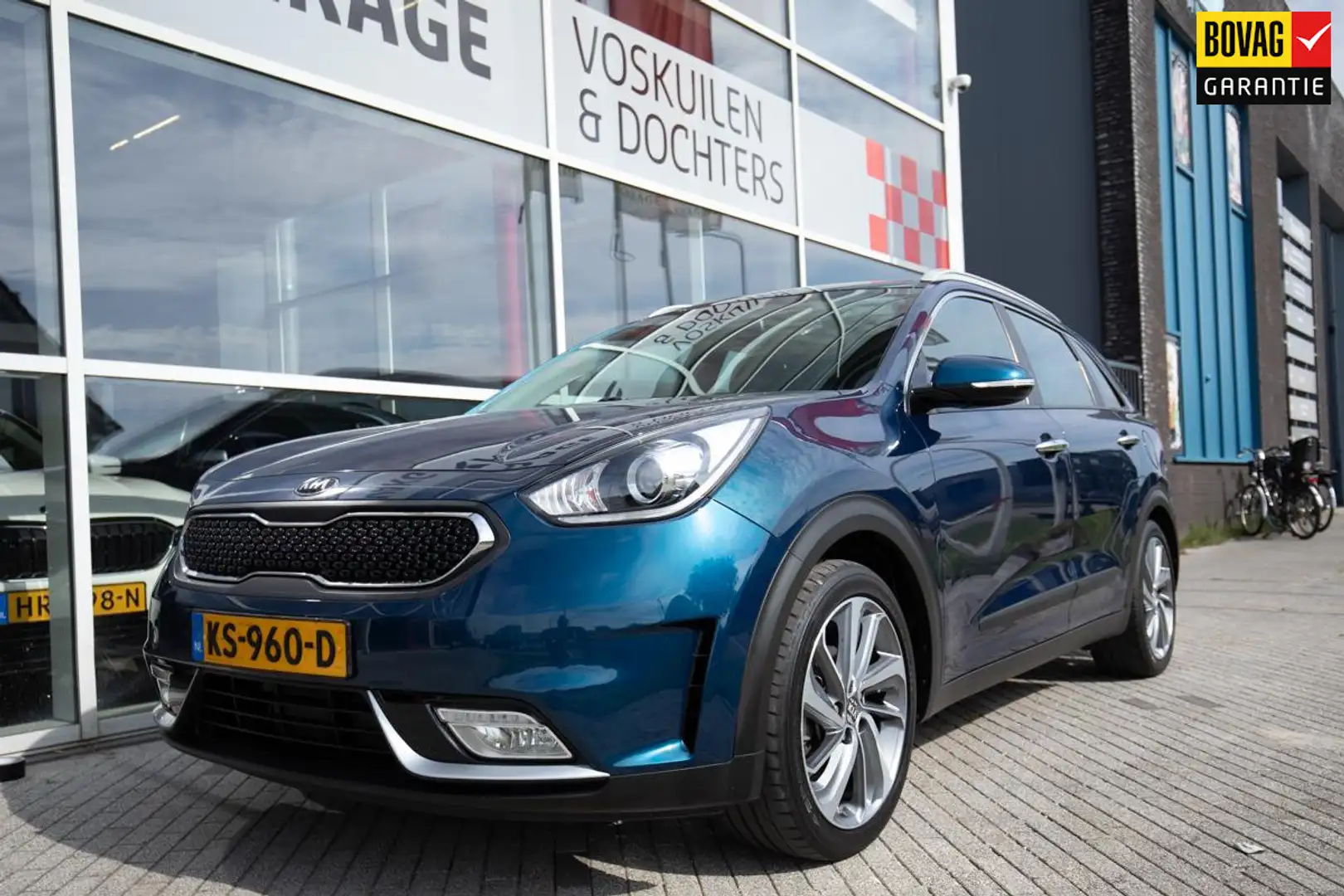 Kia Niro 1.6 GDi Hybrid First Edition | Navigatie | Trekhaa Blauw - 1