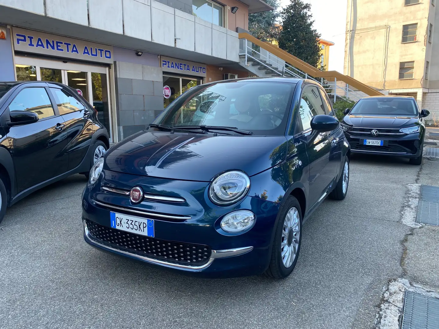 Fiat 500 500 DOLCEVITA 1.0 HYBRID 70cv - IMM. 05/2022 Blu/Azzurro - 2