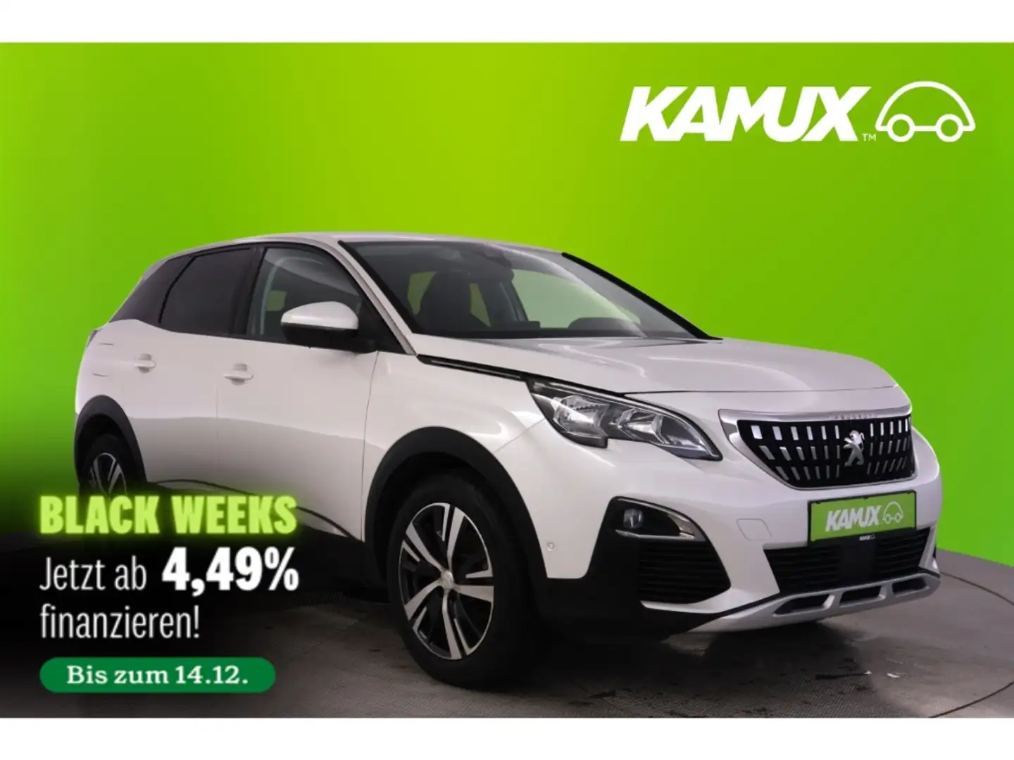 Peugeot 3008 1.2PureTech Aut.130 Allure+LED+NAVI+AHK+PDC Blanco - 1