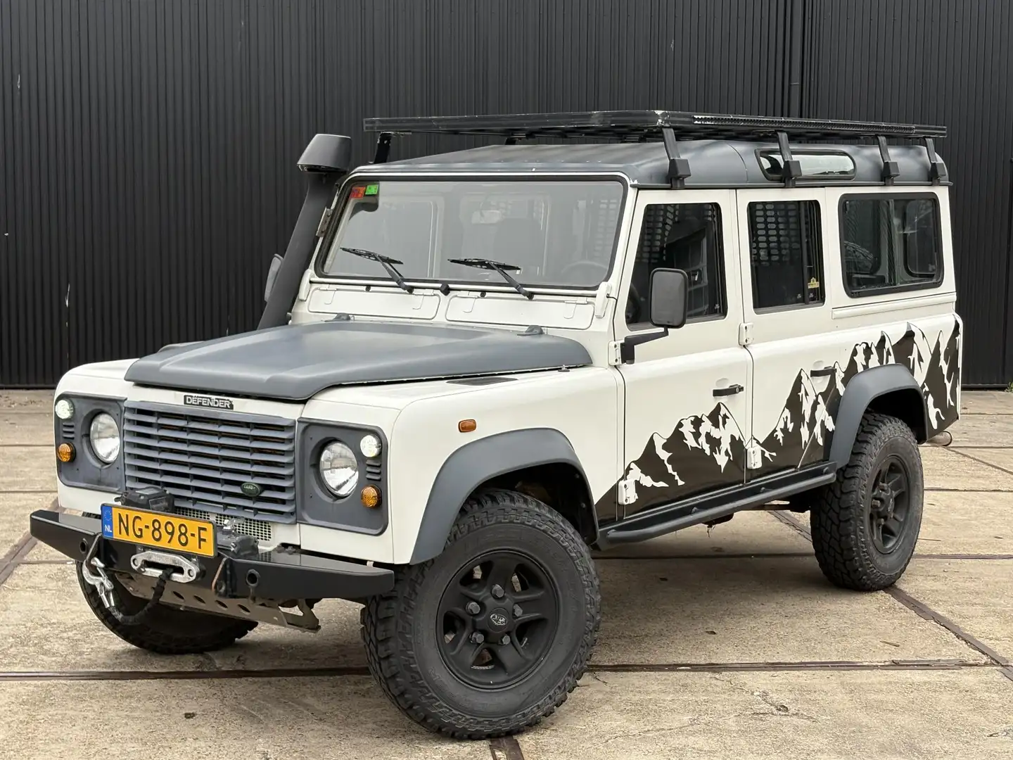 Land Rover Defender 2.5 TD5 110 SAFARI | LIER | LUXE STOEL | SNORKEL | Blanc - 2