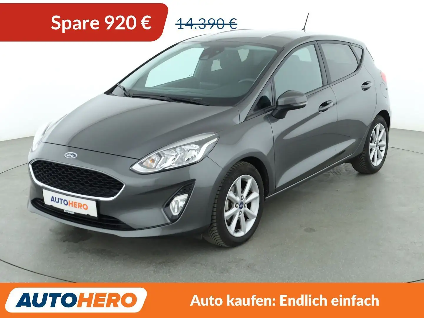 Ford Fiesta 1.0 EcoBoost Cool&Connect Aut.*NAVI*SPUR*PDC*SHZ* Grau - 1