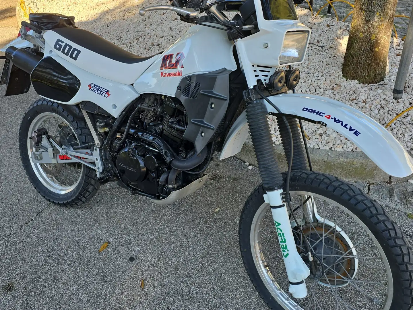 Kawasaki KLR 600 White - 1