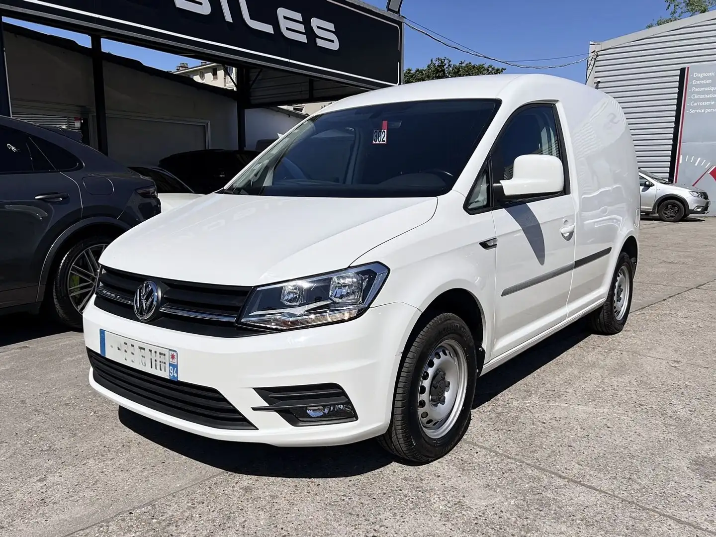 Volkswagen Caddy 2.0 TDI 102CH VAN Blanc - 1
